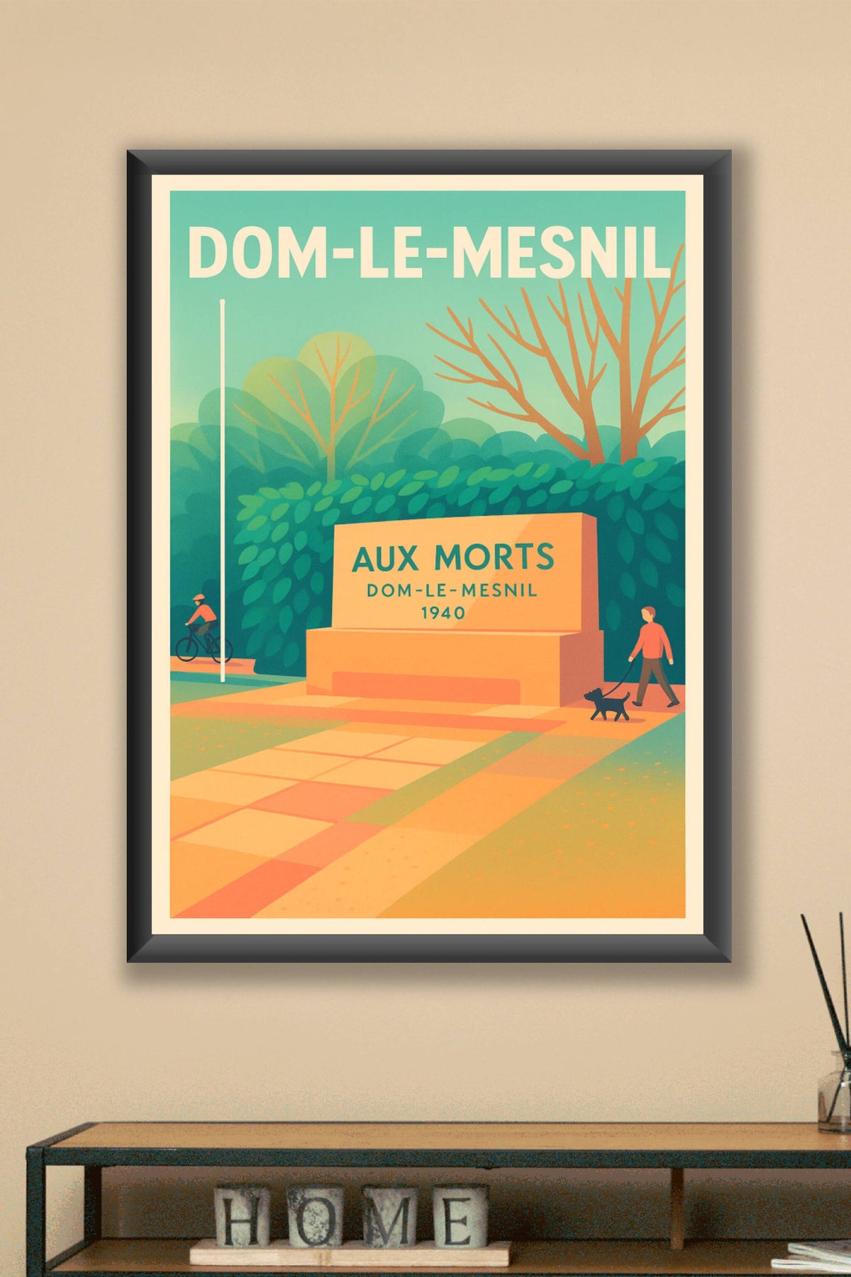 Affiche de Dom-le-Mesnil - Mémoire et Sérénité en Affiche