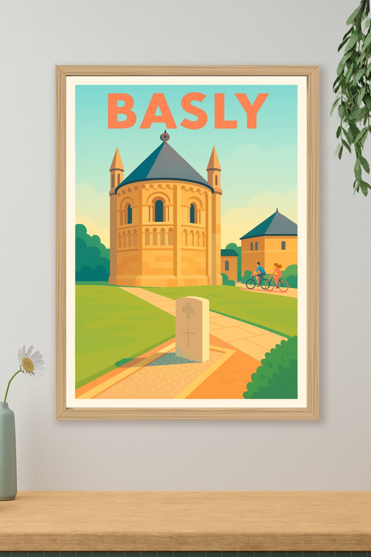 Affiche de Basly - Un havre de paix et de patrimoine
