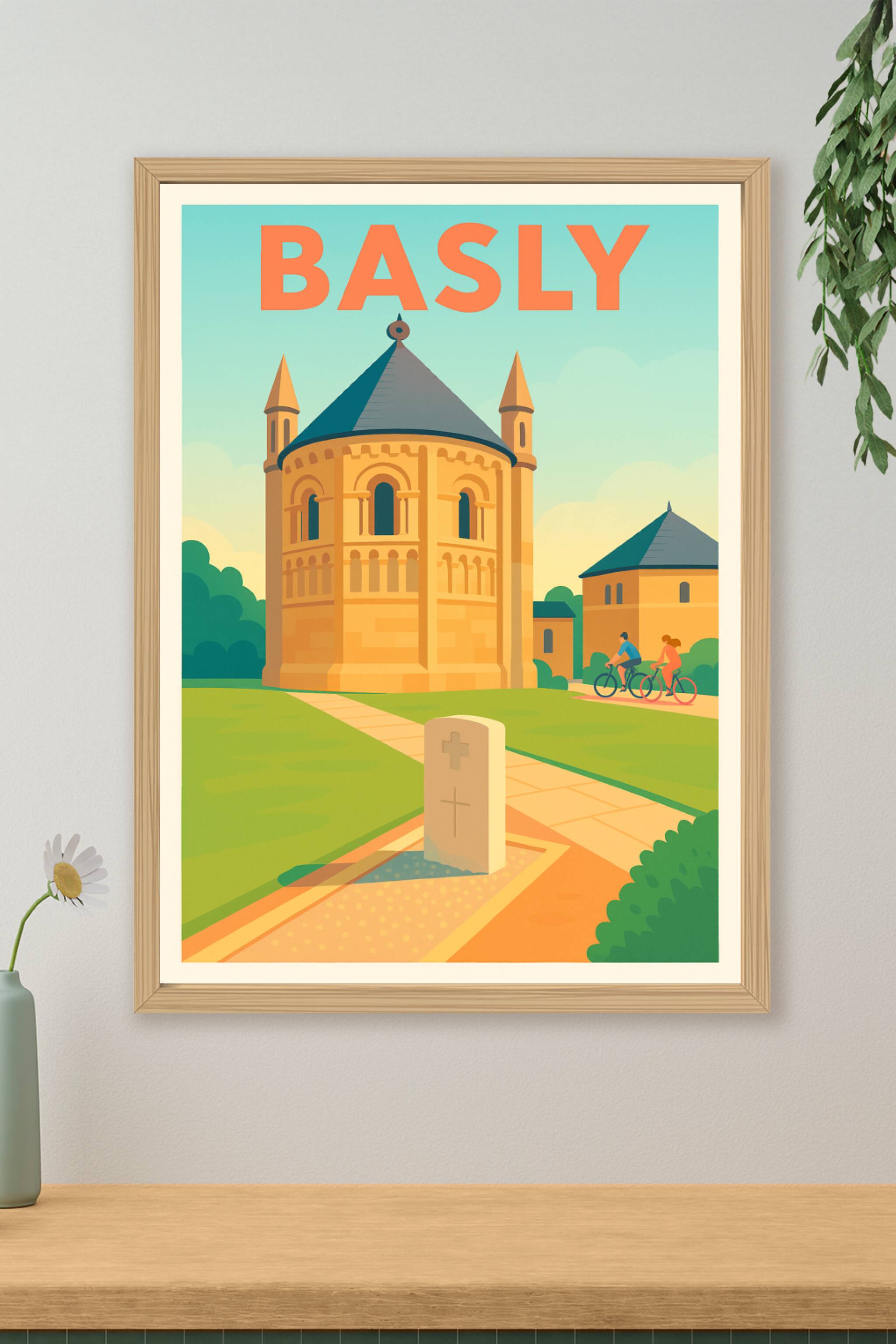 Affiche de Basly - Un havre de paix et de patrimoine