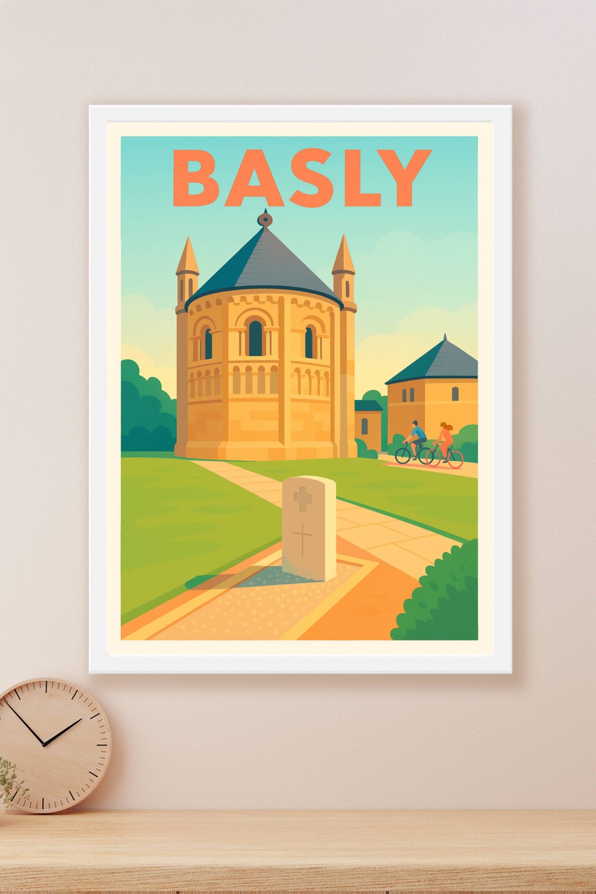 Affiche de Basly - Un havre de paix et de patrimoine