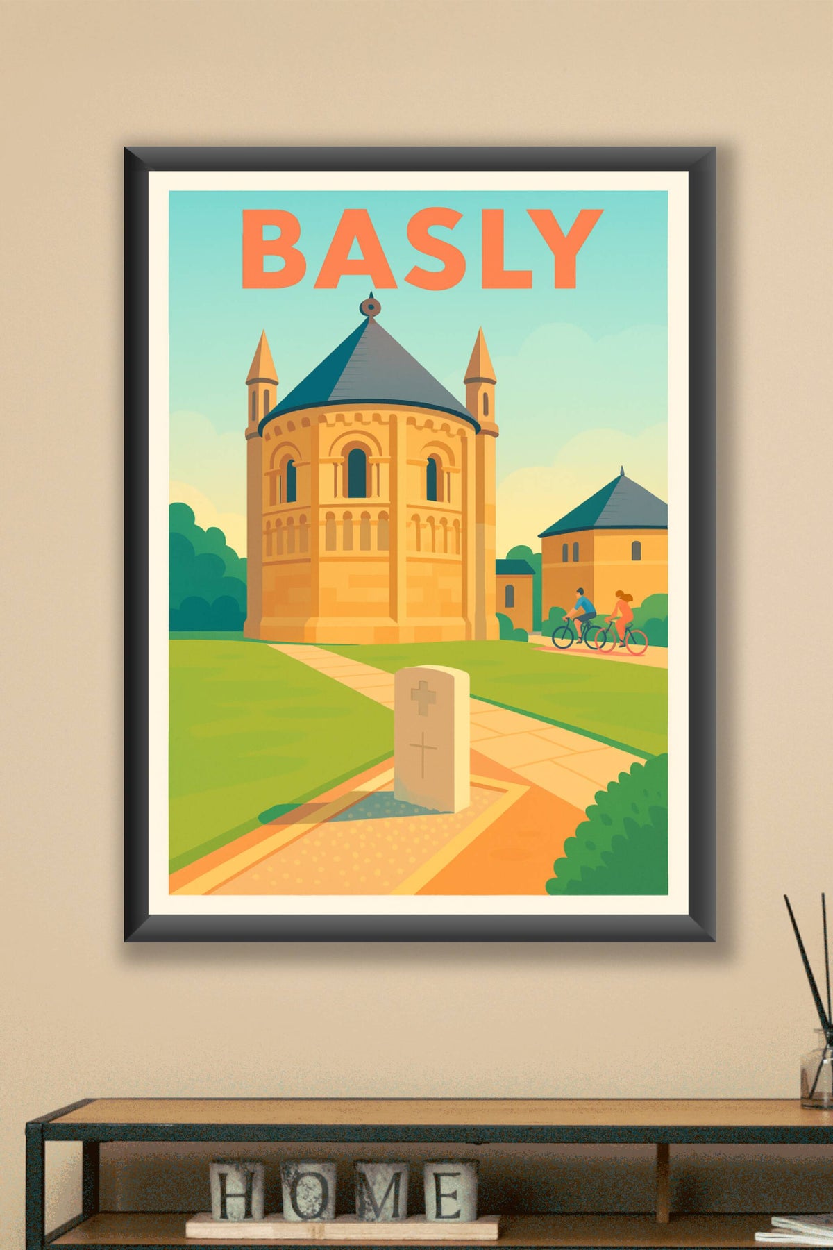 Affiche de Basly - Un havre de paix et de patrimoine