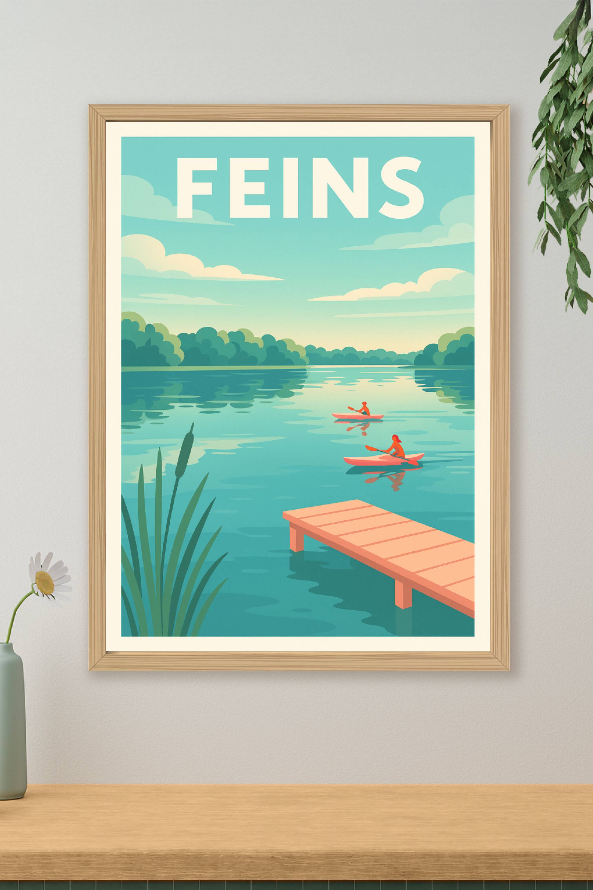 Affiche de Feins - Tranquillité au fil de l'eau