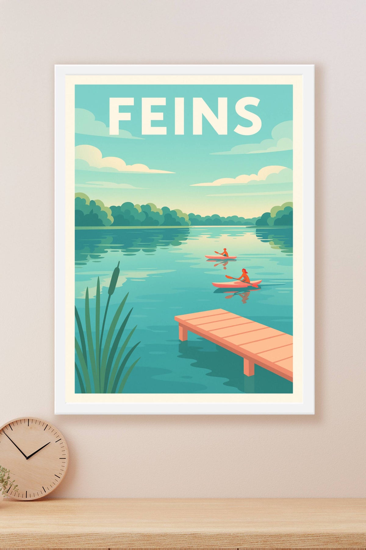Affiche de Feins - Tranquillité au fil de l'eau