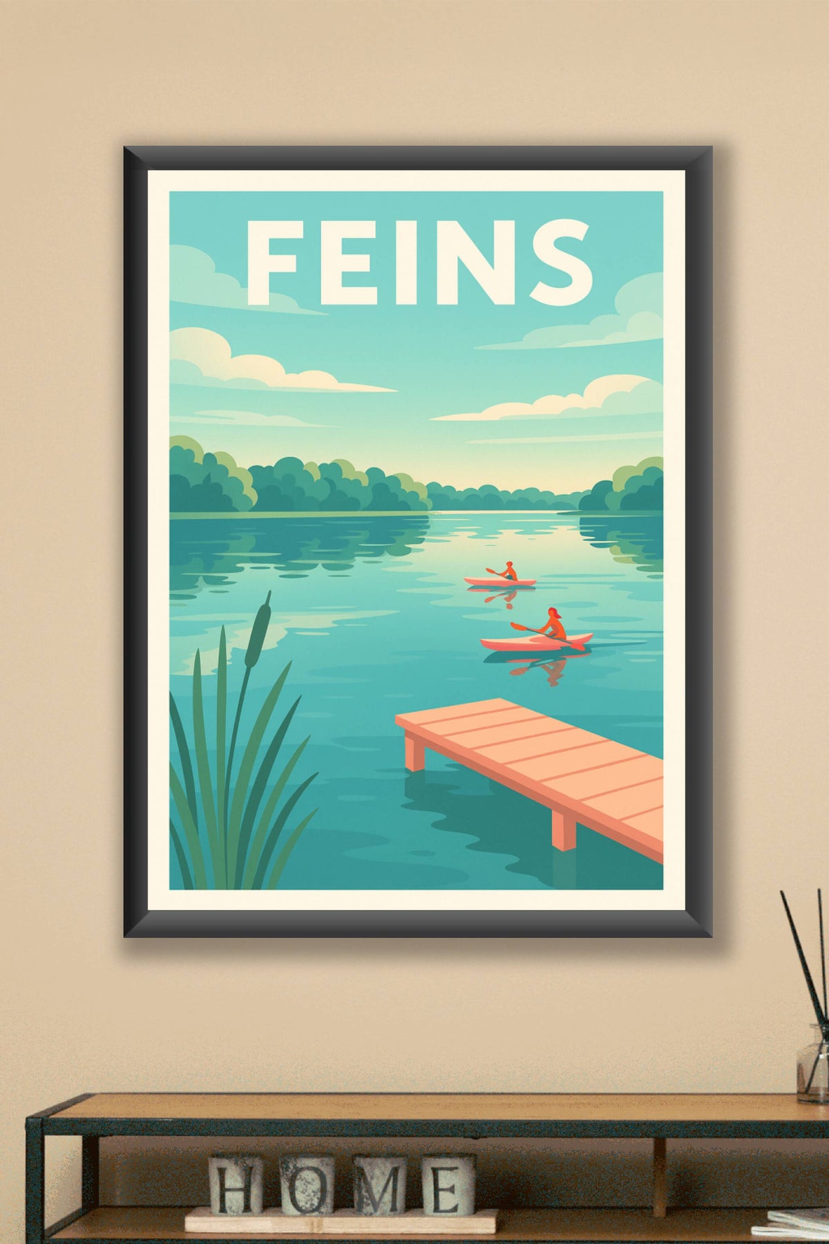 Affiche de Feins - Tranquillité au fil de l'eau