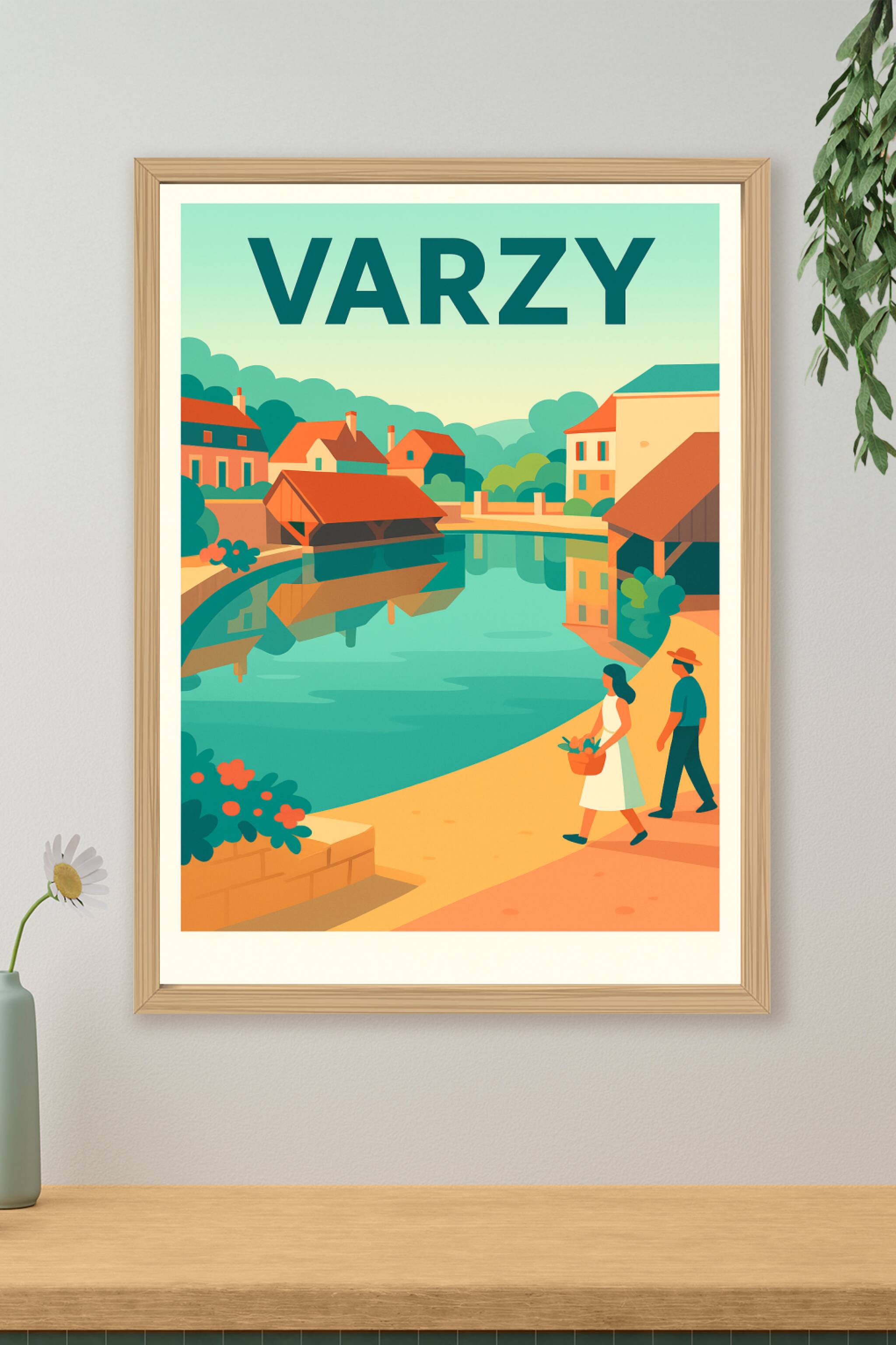 Affiche de Varzy - Charme bucolique au bord de l'eau