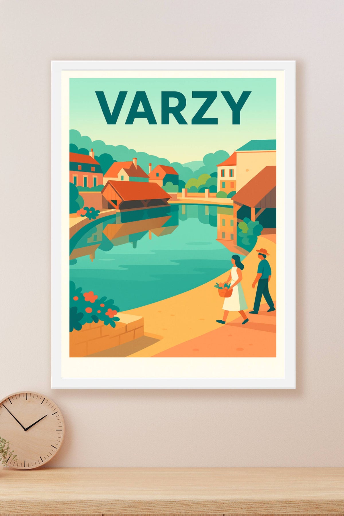 Affiche de Varzy - Charme bucolique au bord de l'eau