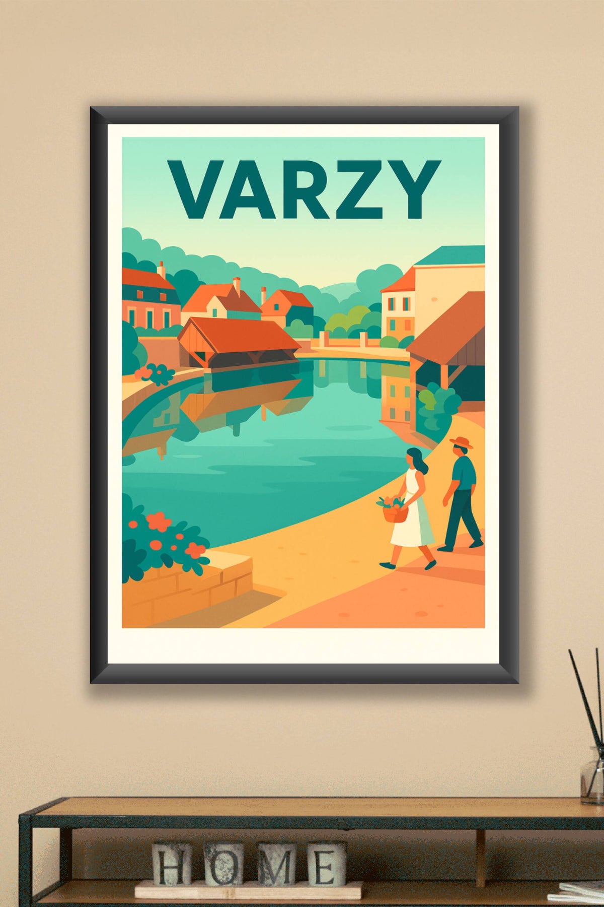 Affiche de Varzy - Charme bucolique au bord de l'eau