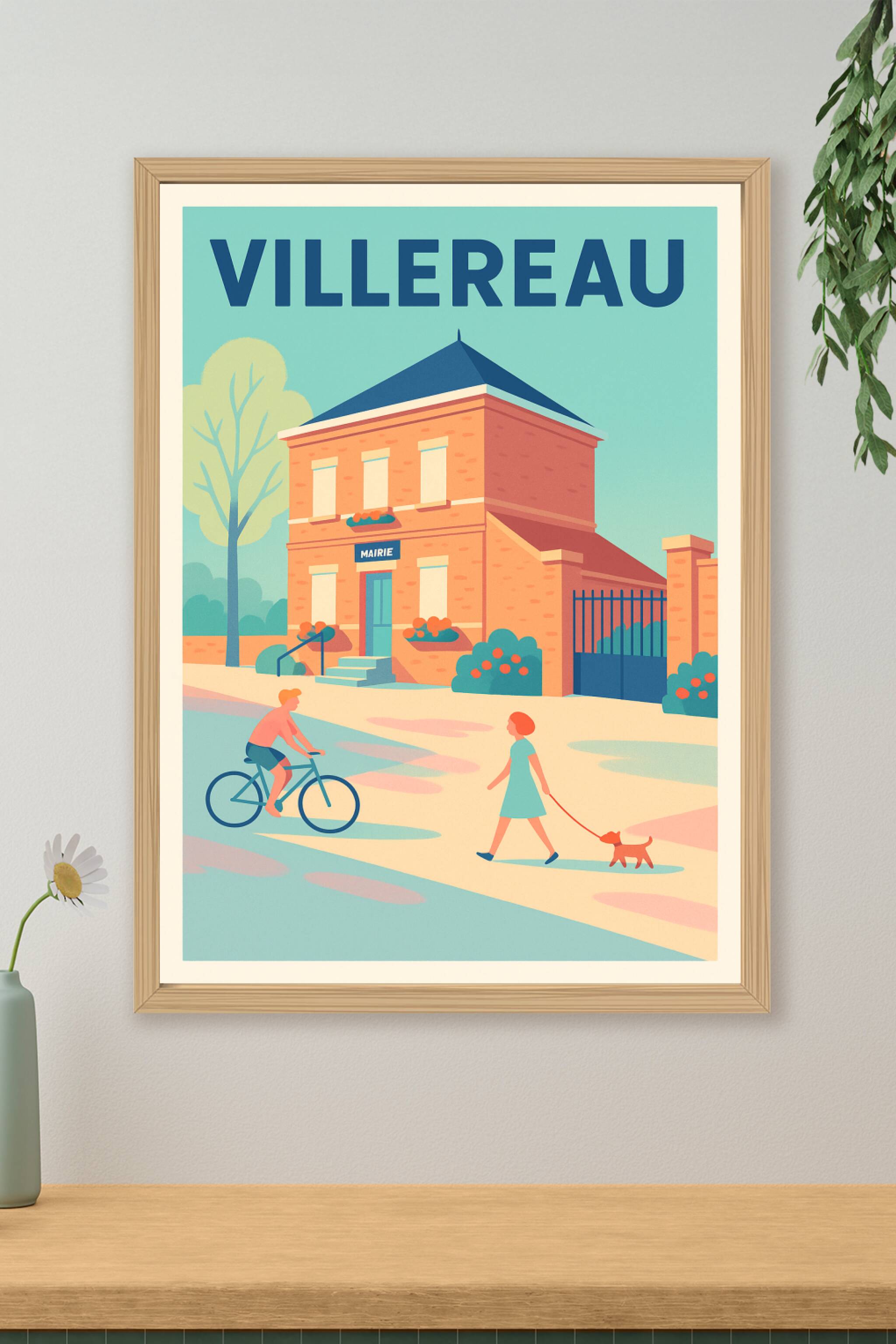 Affiche de Villereau - L'essence paisible d'un village authentique