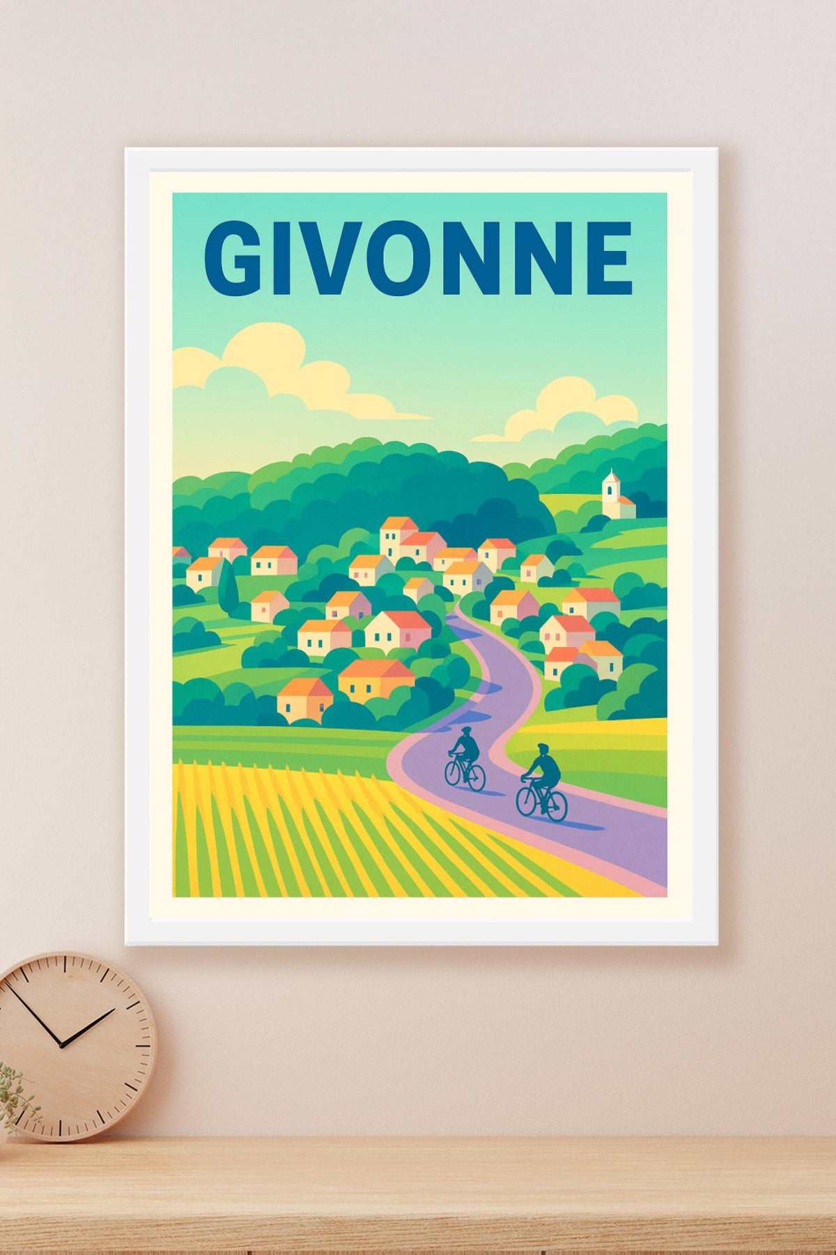 Affiche de Givonne - La douceur champêtre au fil de la route