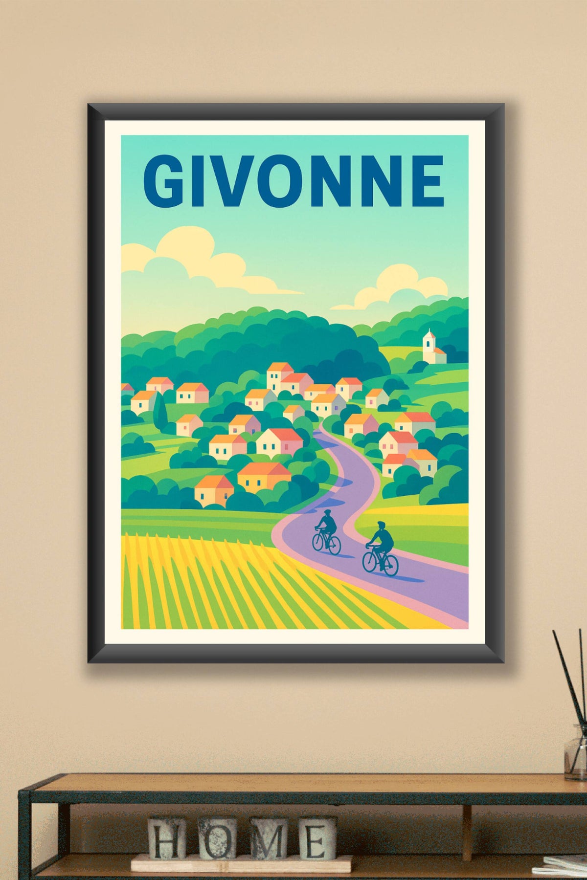 Affiche de Givonne - La douceur champêtre au fil de la route