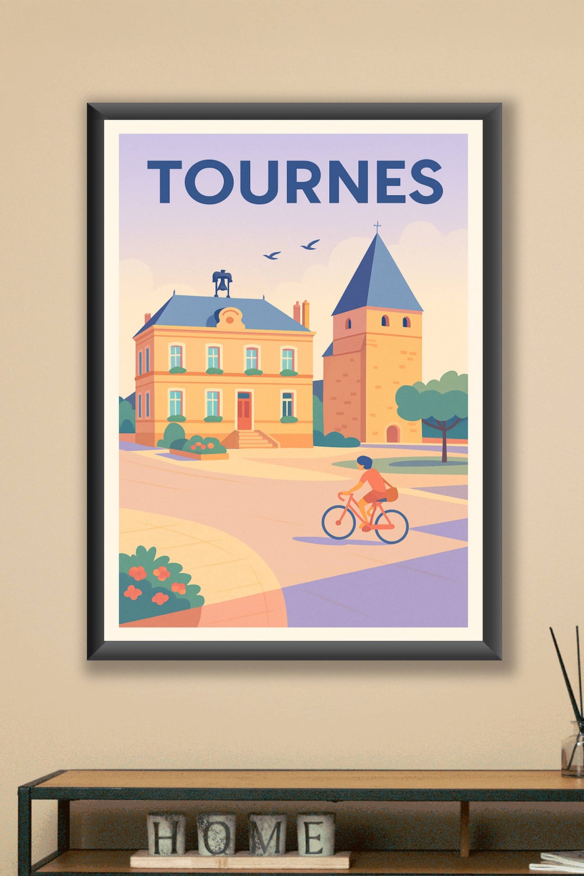 Affiche de Tournes - Douceur et lumière au cœur du village