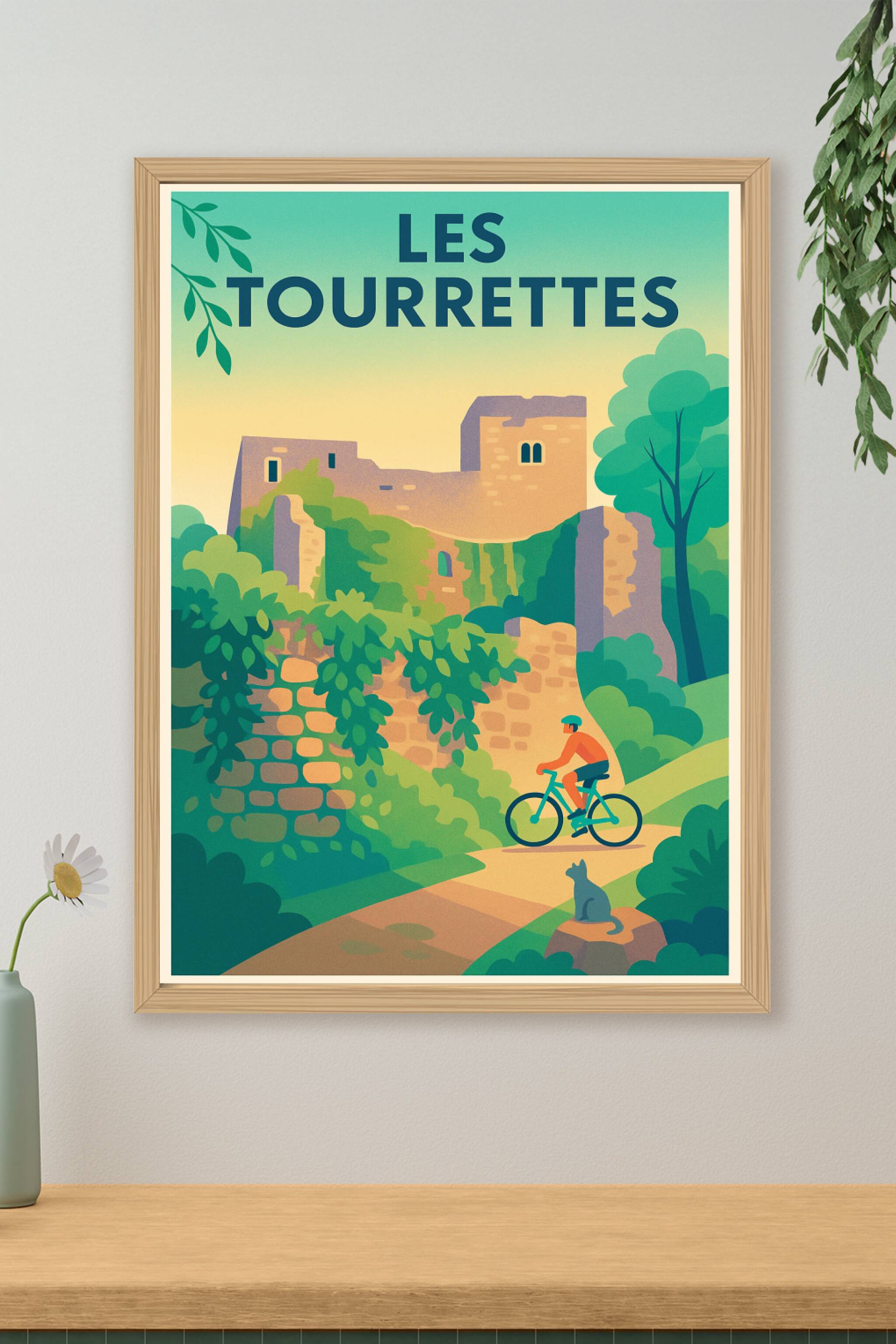 Affiche de Les Tourrettes - Évasion nature et patrimoine en douceur