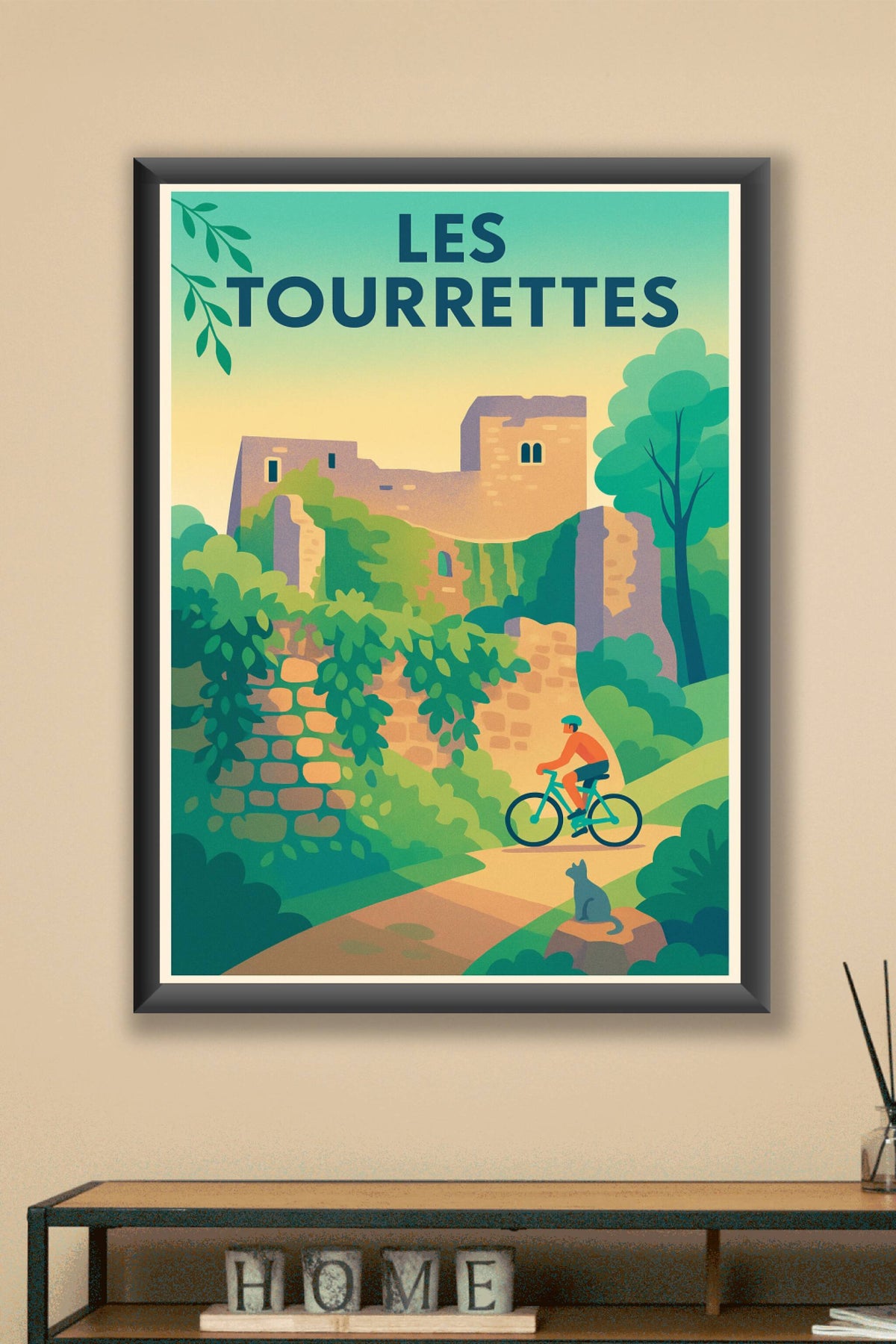 Affiche de Les Tourrettes - Évasion nature et patrimoine en douceur