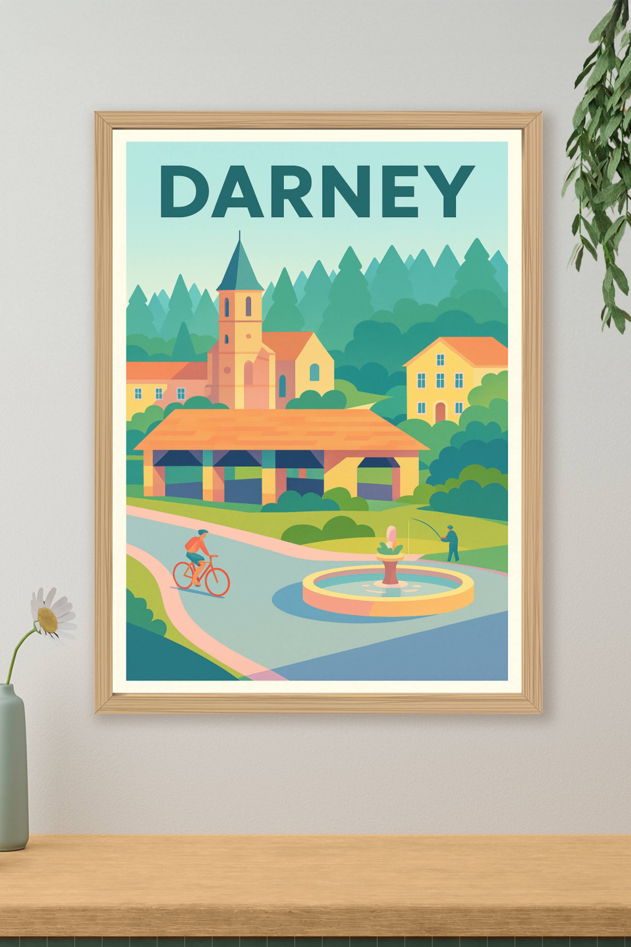 Affiche de Darney - Un havre de paix au cœur de la nature