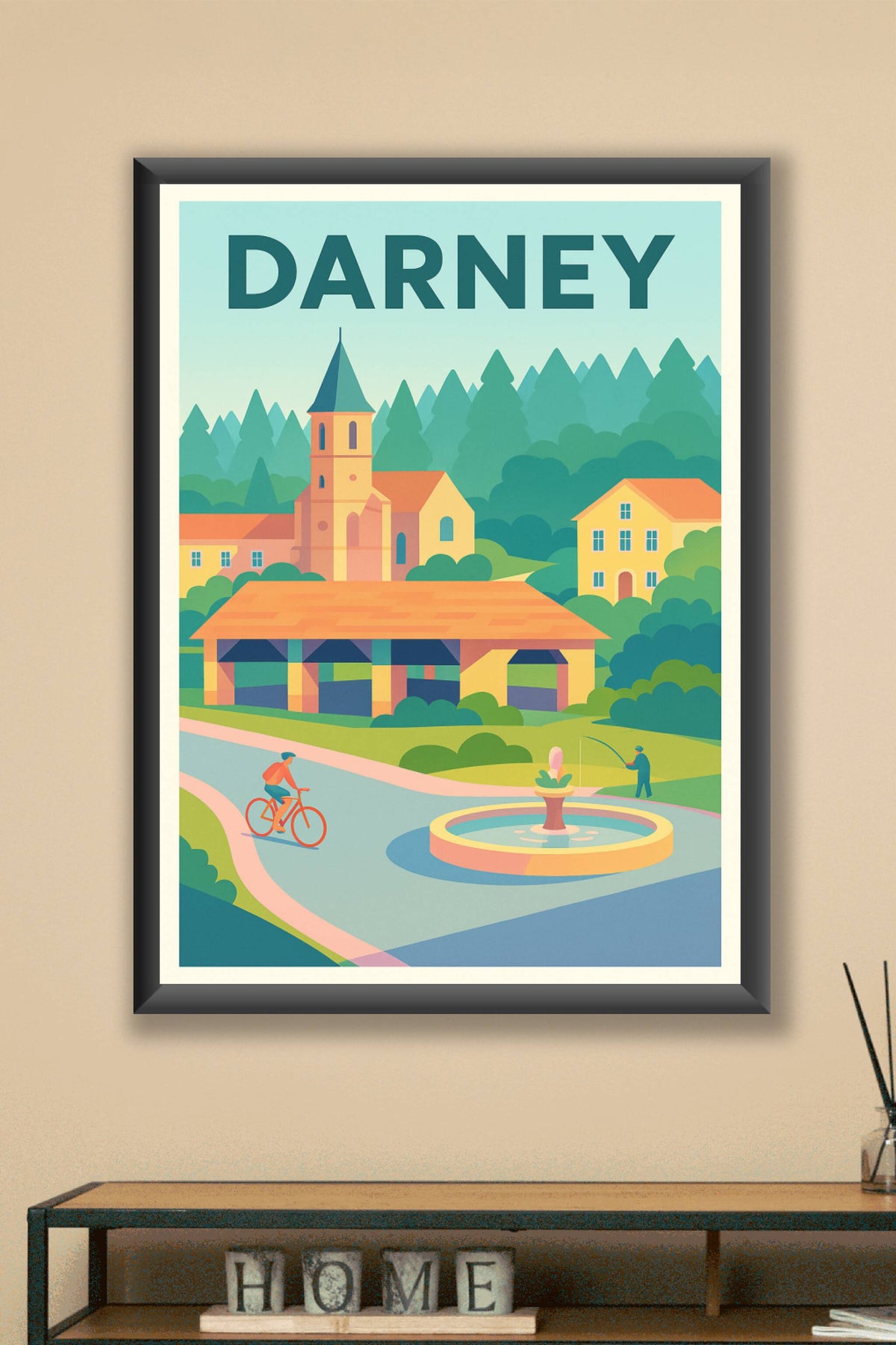 Affiche de Darney - Un havre de paix au cœur de la nature