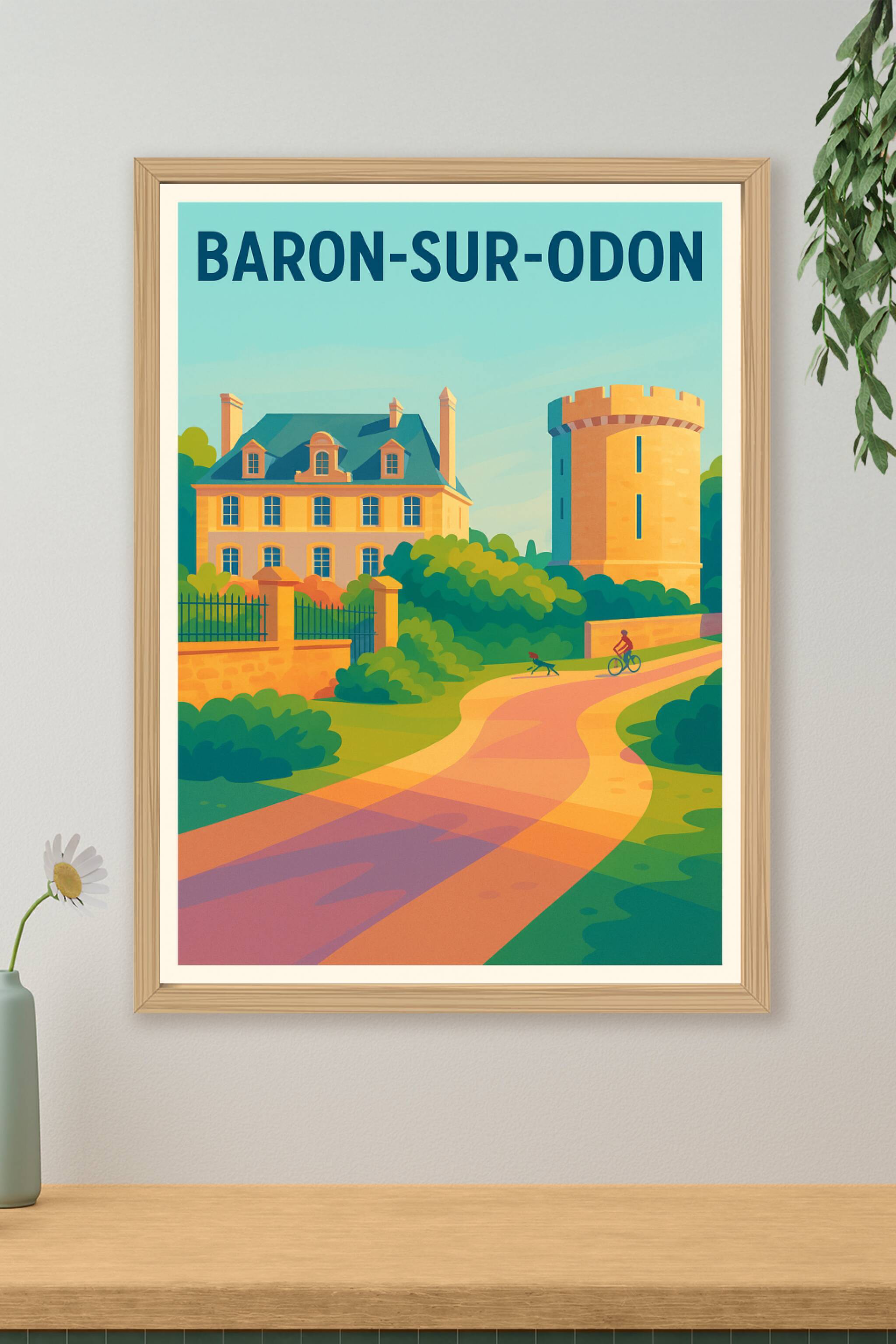 Affiche de Baron-sur-Odon - Charme bucolique et patrimoine authentique