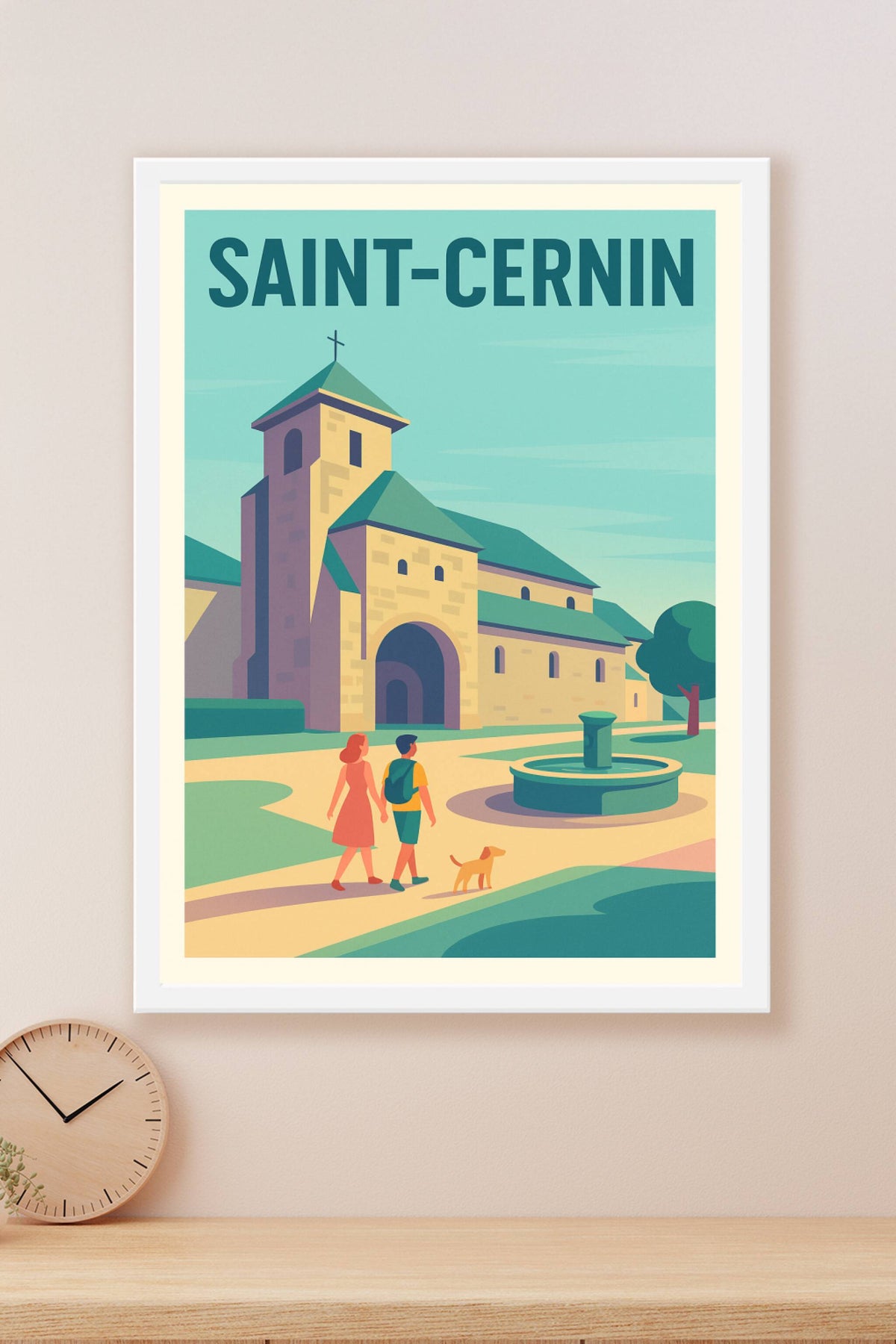 Affiche de Saint-Cernin - Charme et Sérénité au Cœur du Village