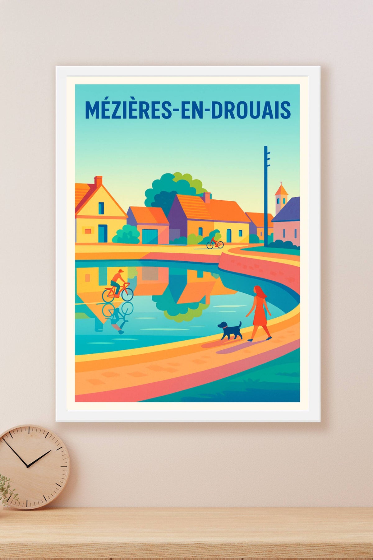 Affiche de Mézières-en-Drouais - Charme et sérénité au fil de l'eau