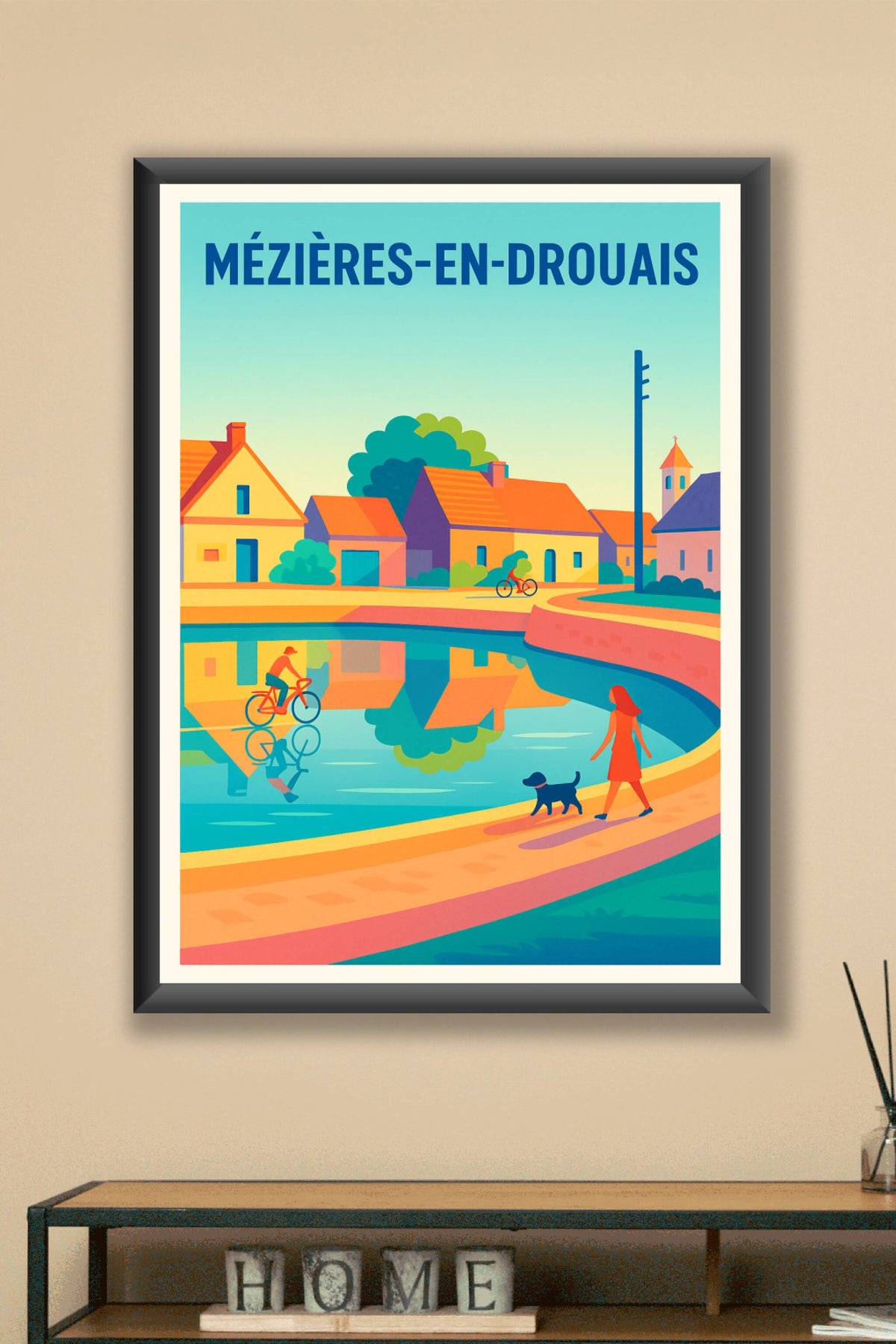 Affiche de Mézières-en-Drouais - Charme et sérénité au fil de l'eau