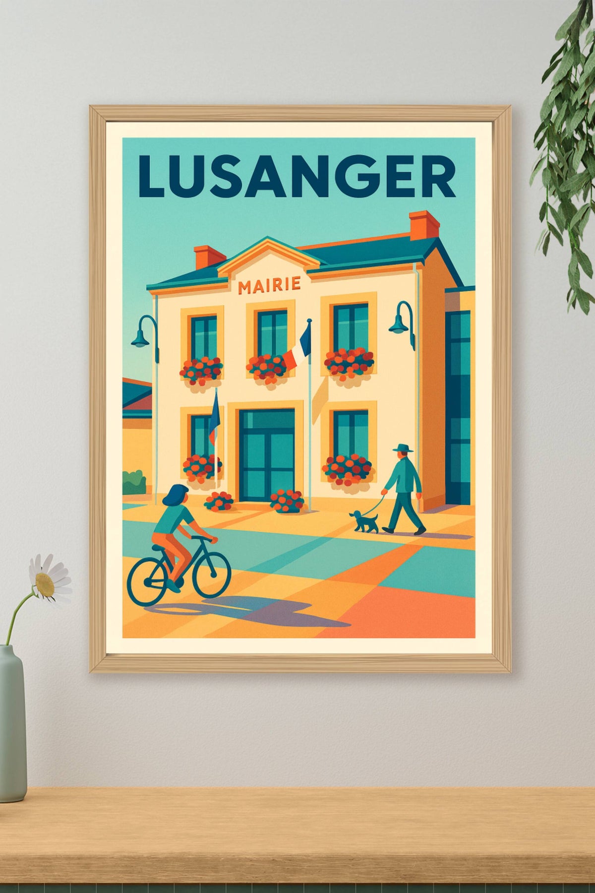 Affiche de Lusanger - Charme et Sérénité au cœur du village