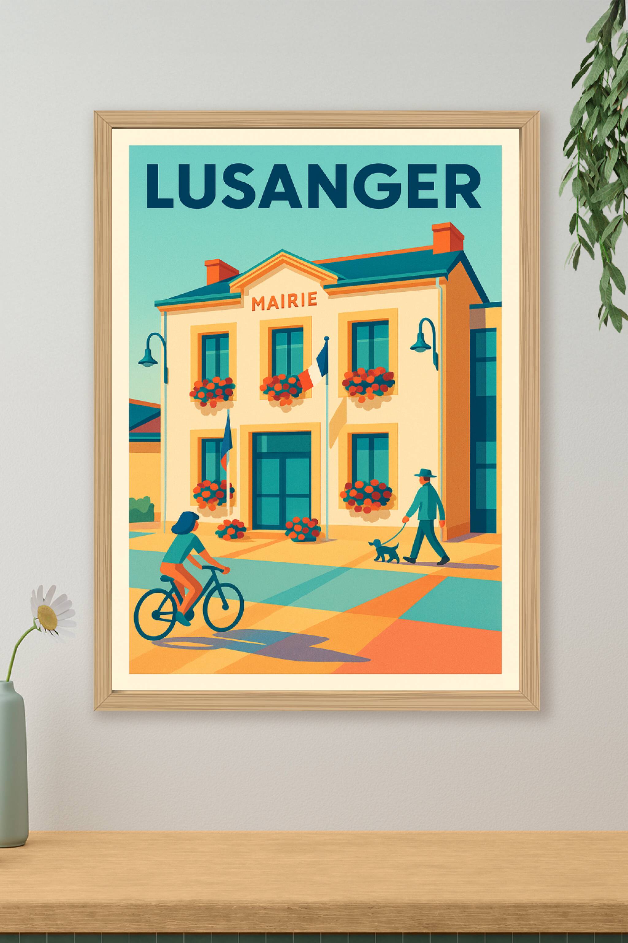 Affiche de Lusanger - Charme et Sérénité au cœur du village
