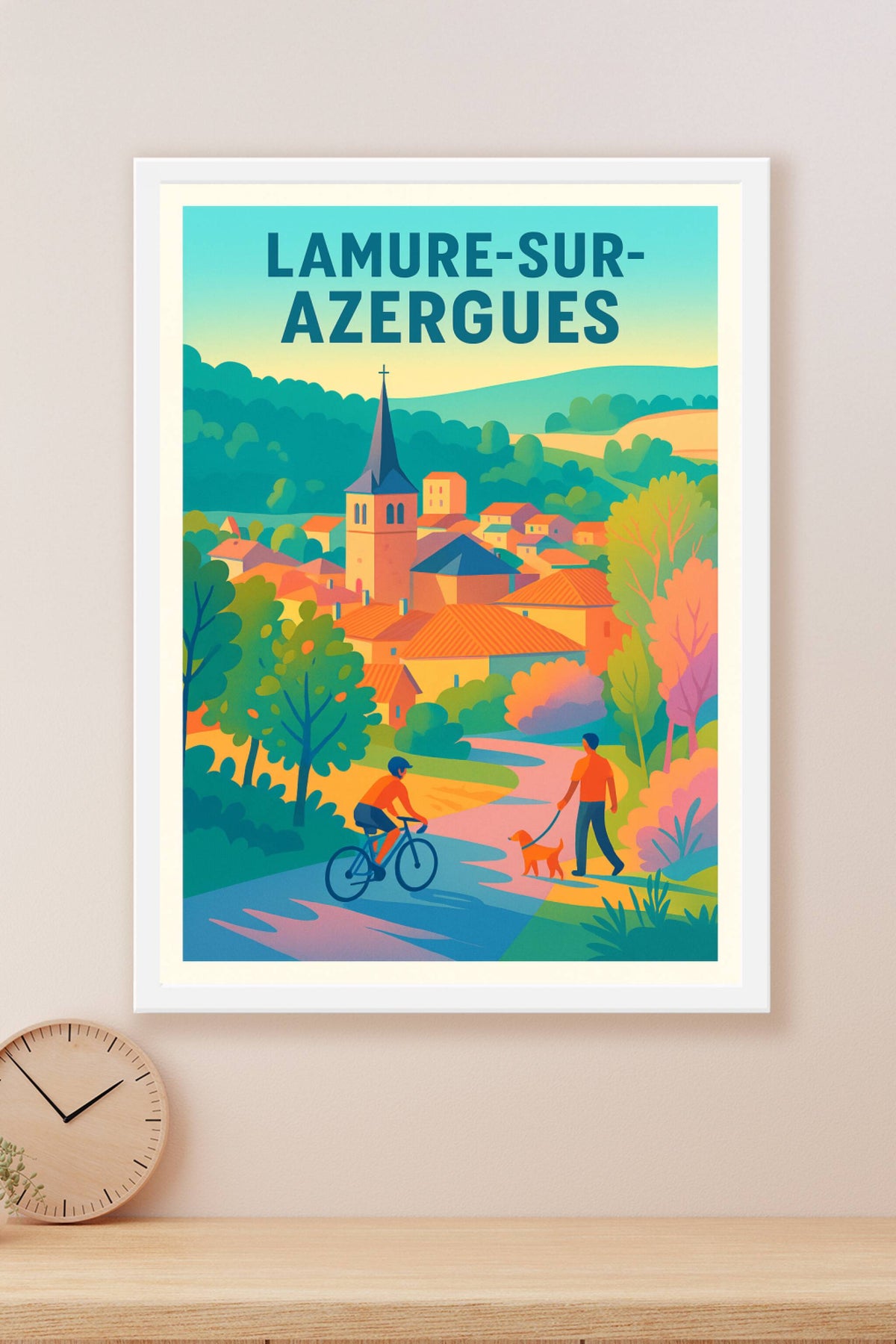 Affiche de Lamure-sur-Azergues - L'escapade paisible au cœur de la nature