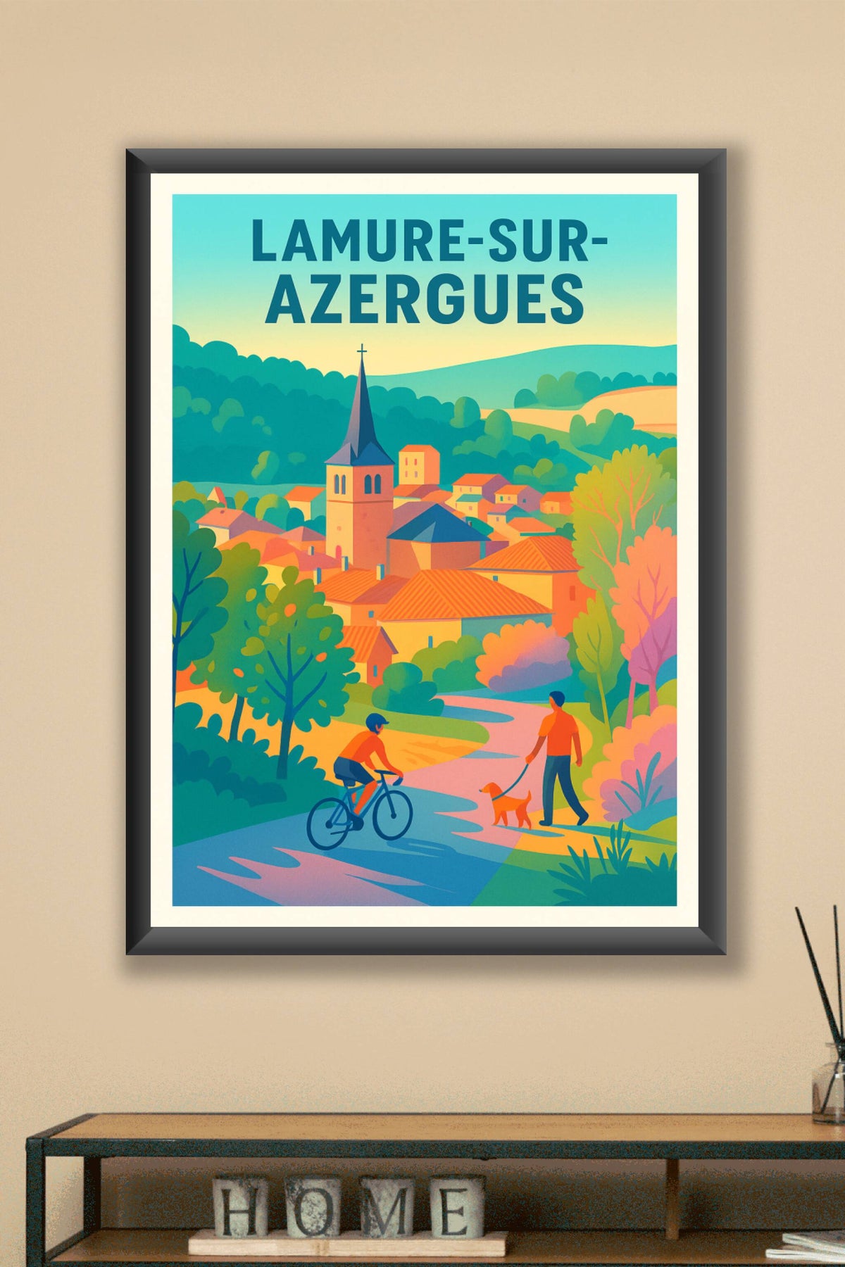Affiche de Lamure-sur-Azergues - L'escapade paisible au cœur de la nature