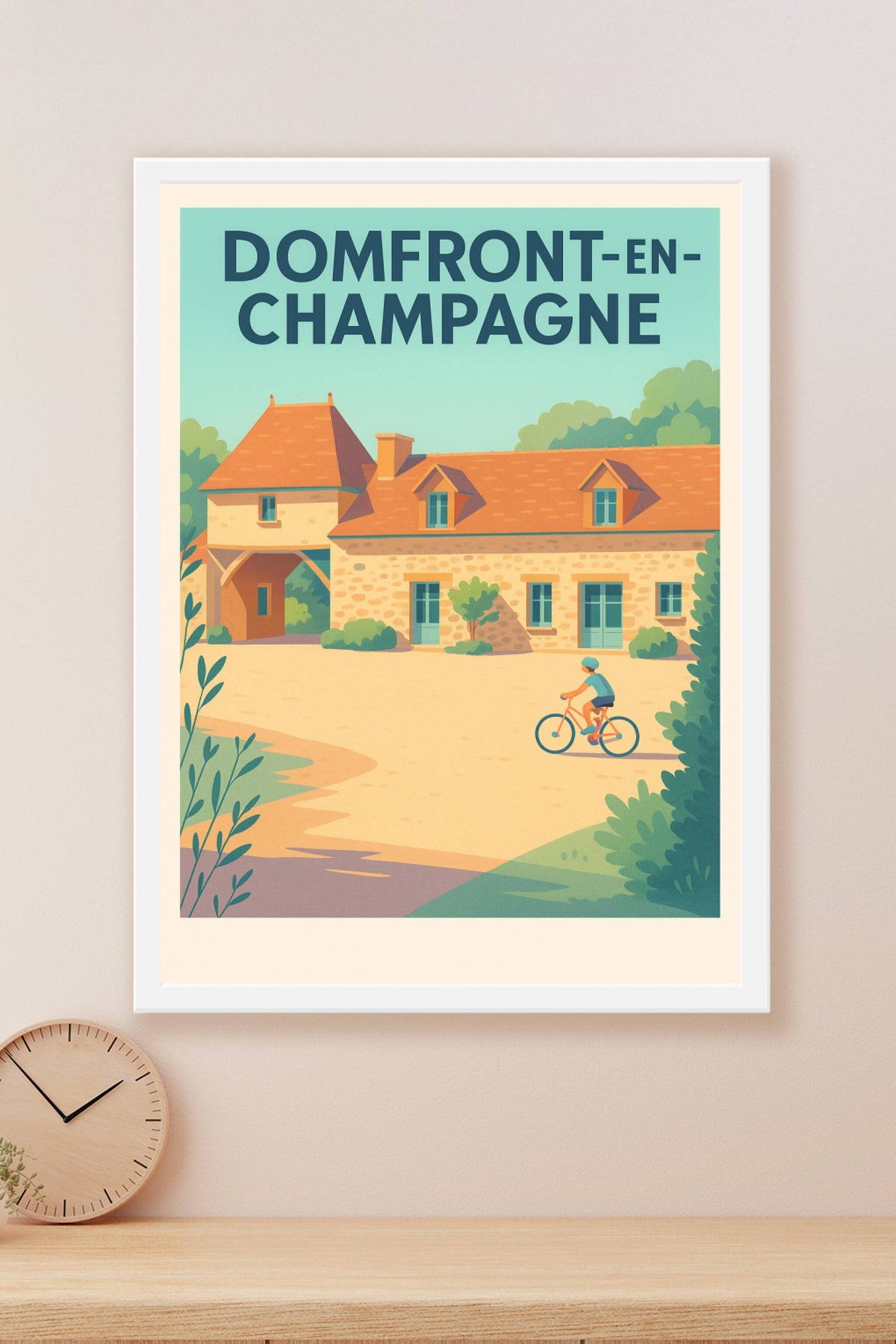 Affiche de Domfront-en-Champagne - Charme et douceur de vie à la campagne