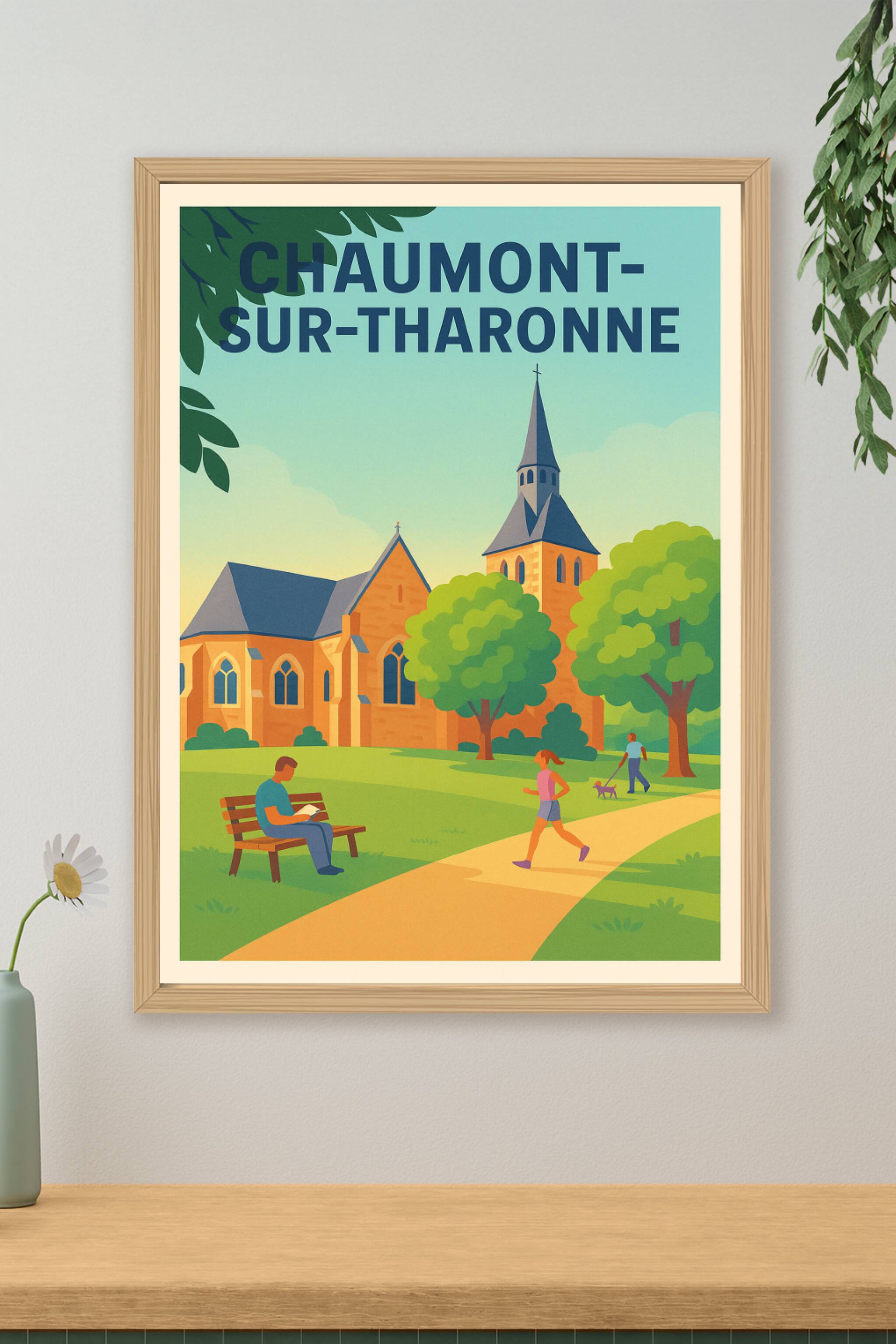 Affiche de Chaumont-sur-Tharonne - Charme paisible et authenticité