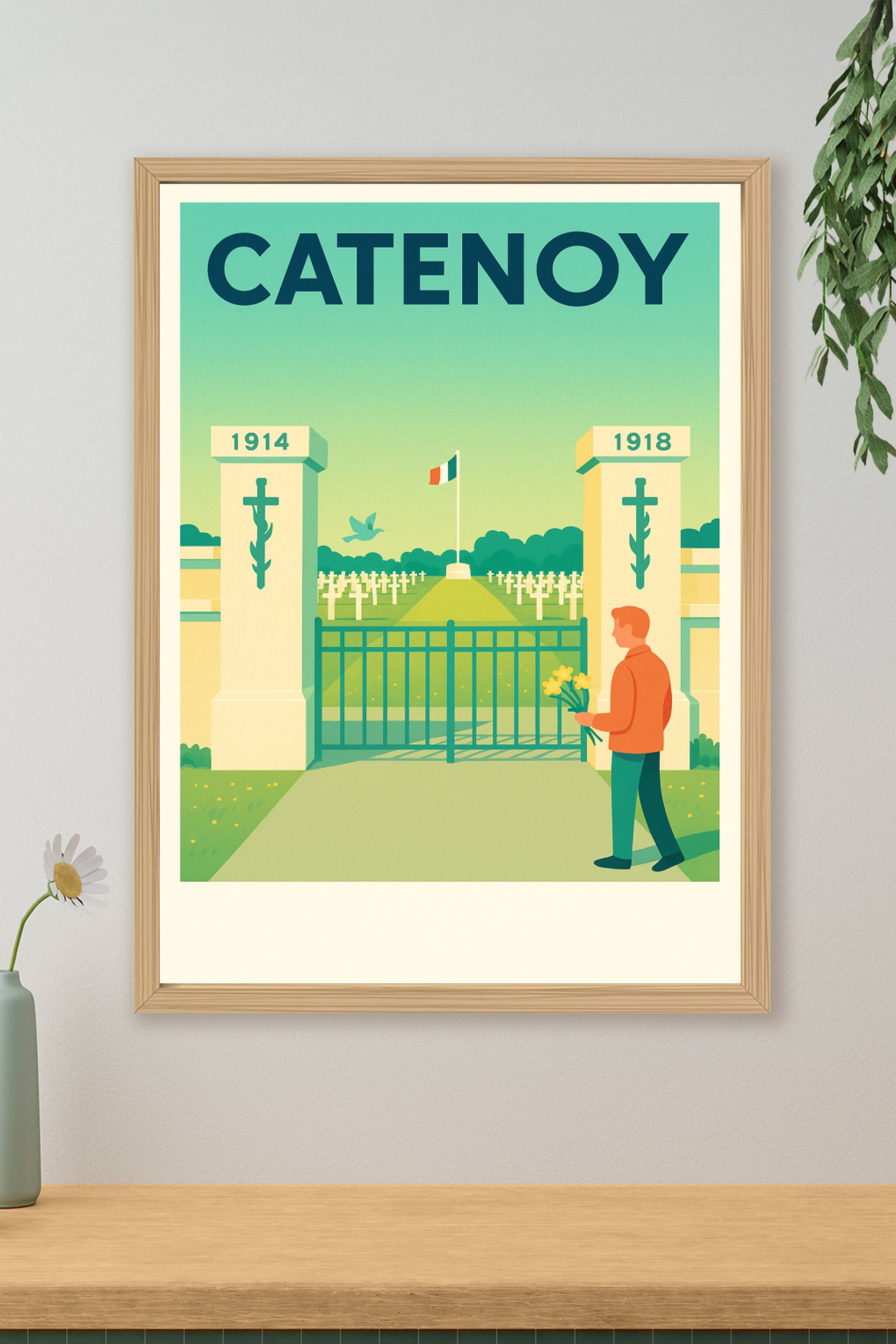 Affiche de Catenoy - Mémoire et respect éternels