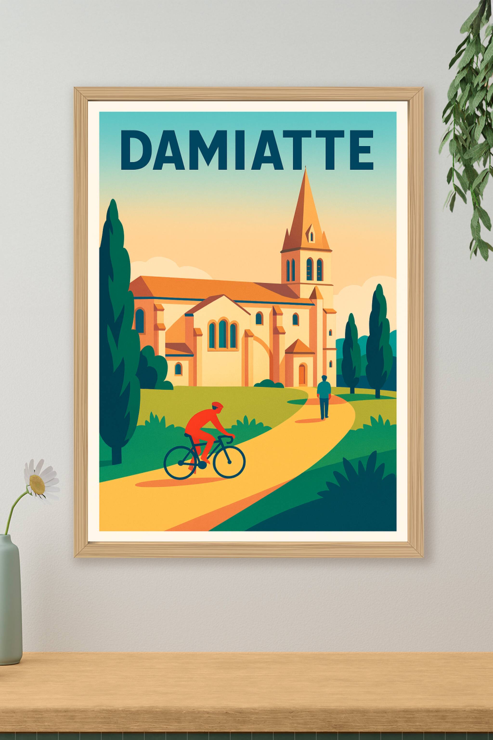 Affiche de Damiatte - Charme et Sérénité au Cœur du Village