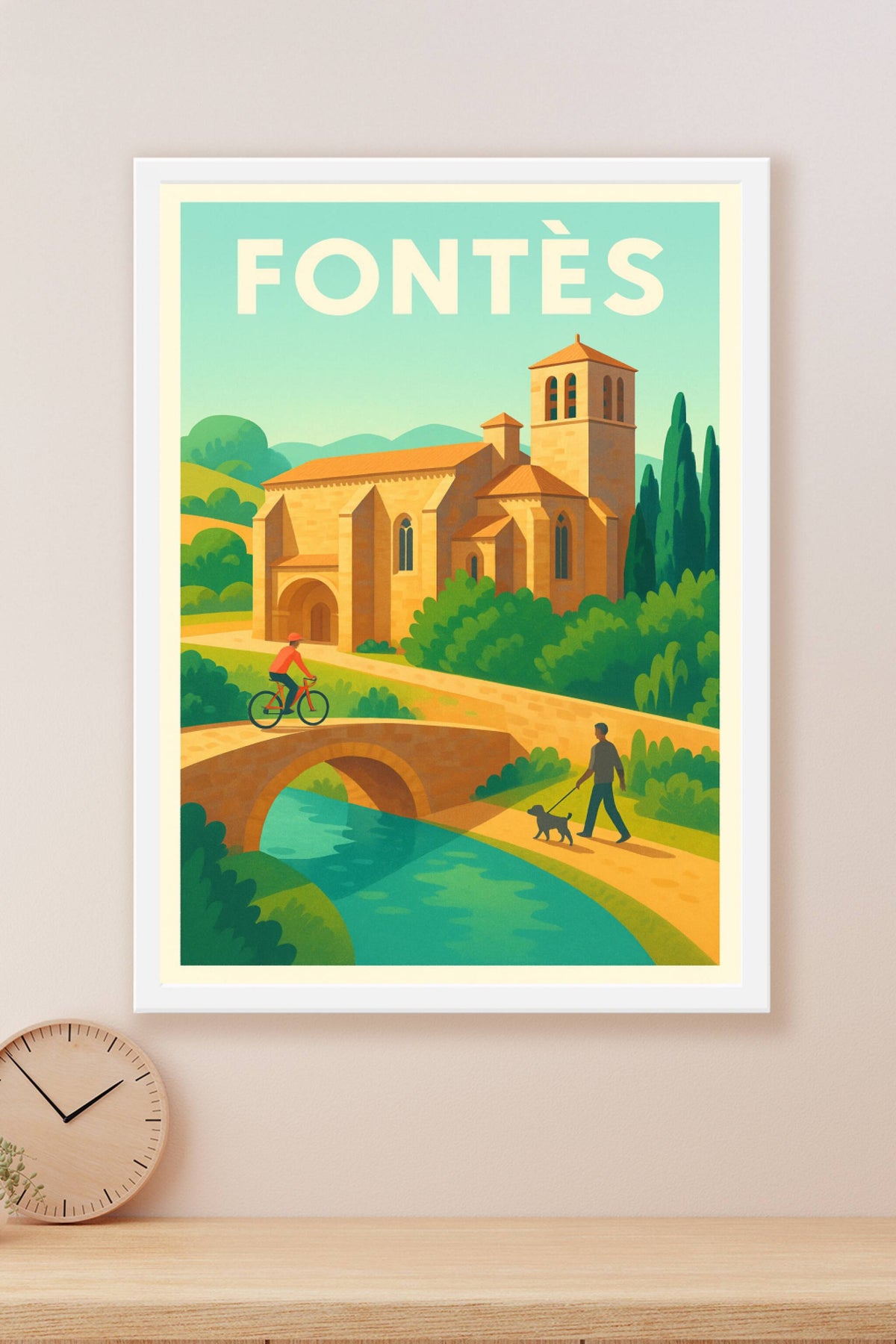 Affiche de Fontès - Charme champêtre et douceur de vivre