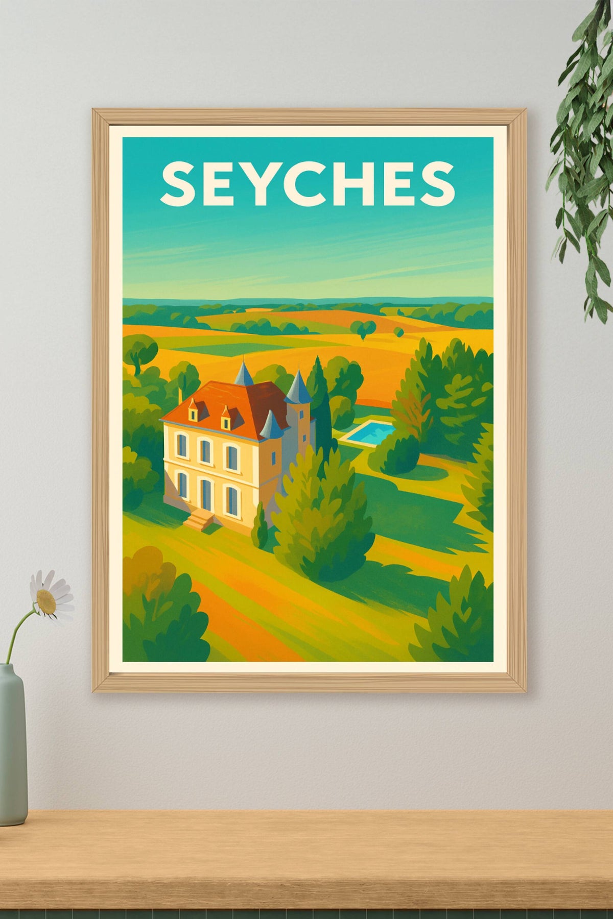 Affiche de Seyches - Charme intemporel au cœur de la campagne