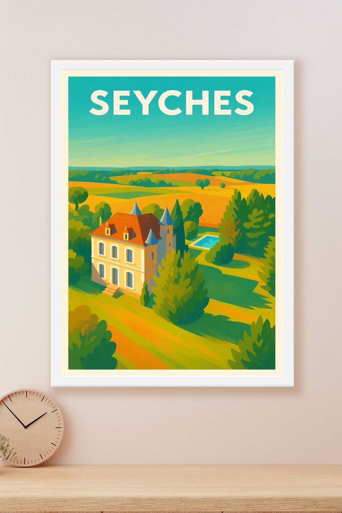 Affiche de Seyches - Charme intemporel au cœur de la campagne