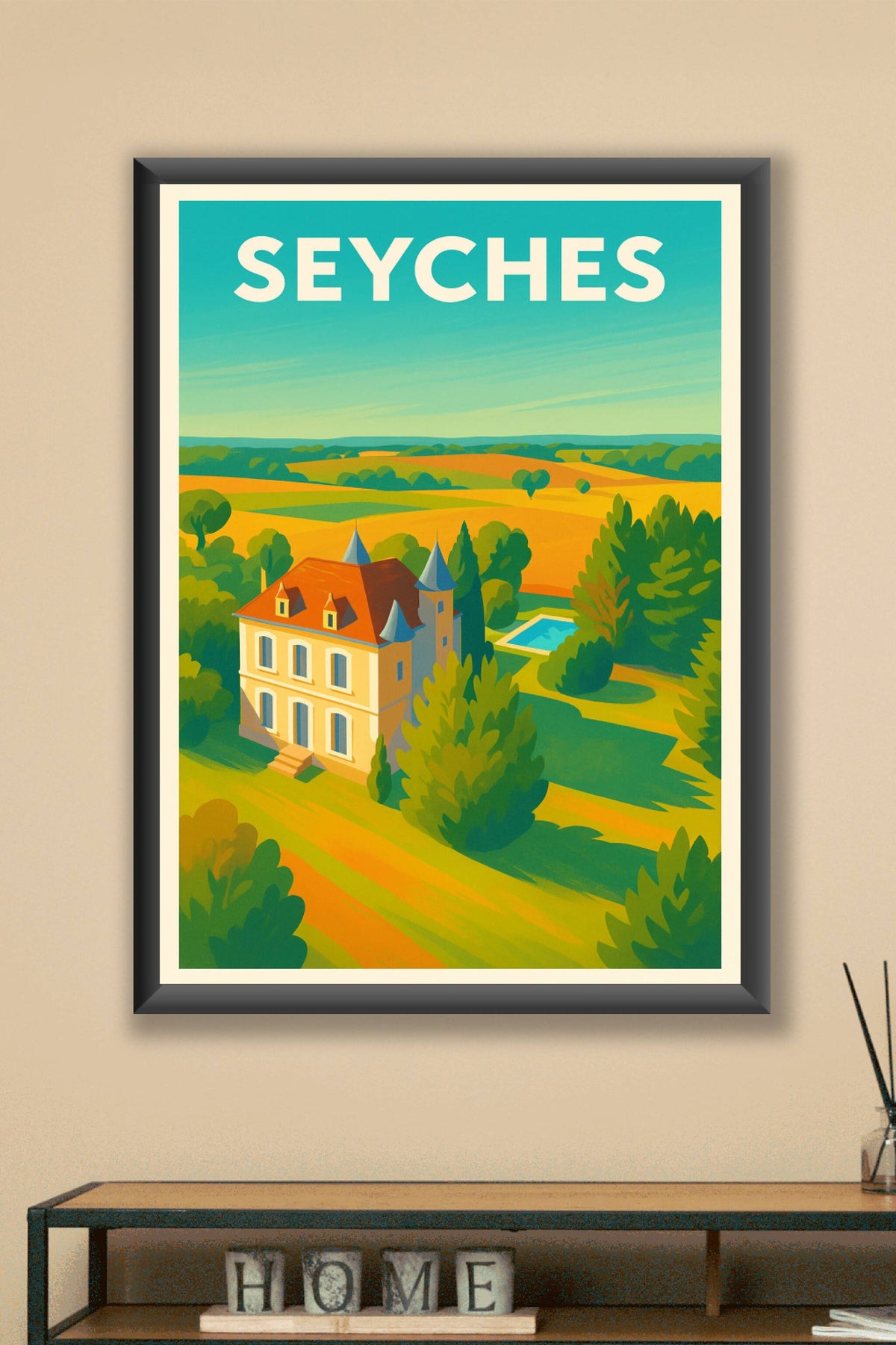 Affiche de Seyches - Charme intemporel au cœur de la campagne
