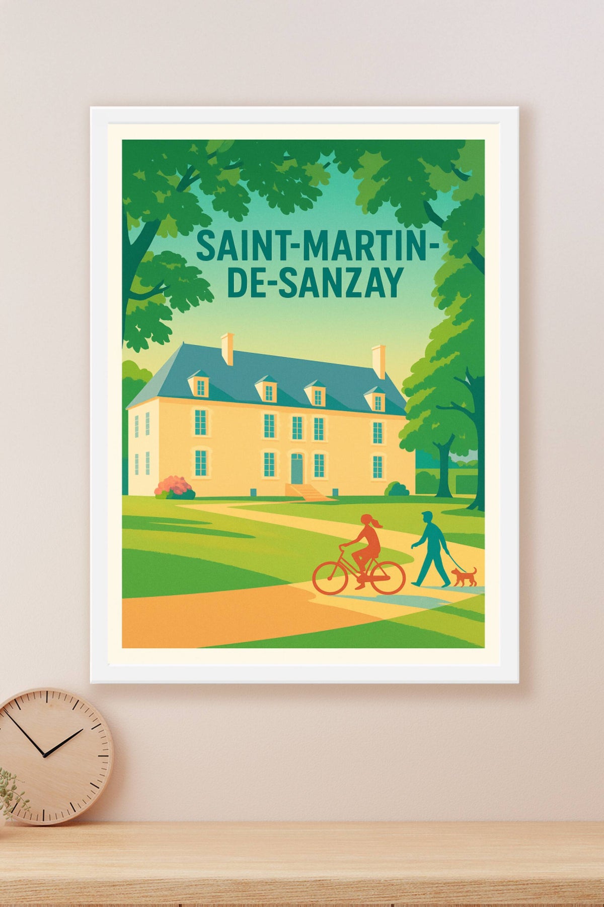 Affiche de Saint-Martin-de-Sanzay - Charme bucolique et douceur de vivre