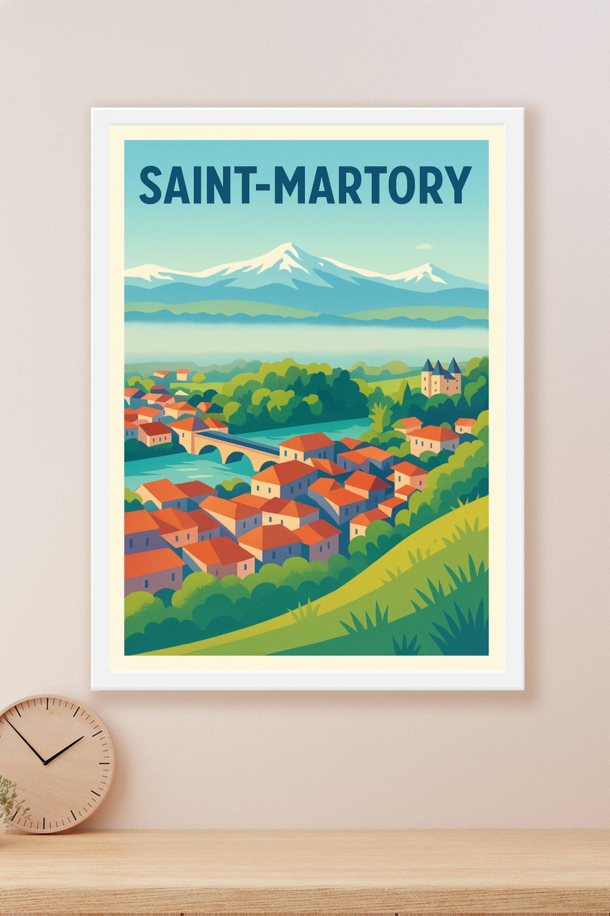 Affiche de Saint-Martory - Charme pyrénéen et nature préservée