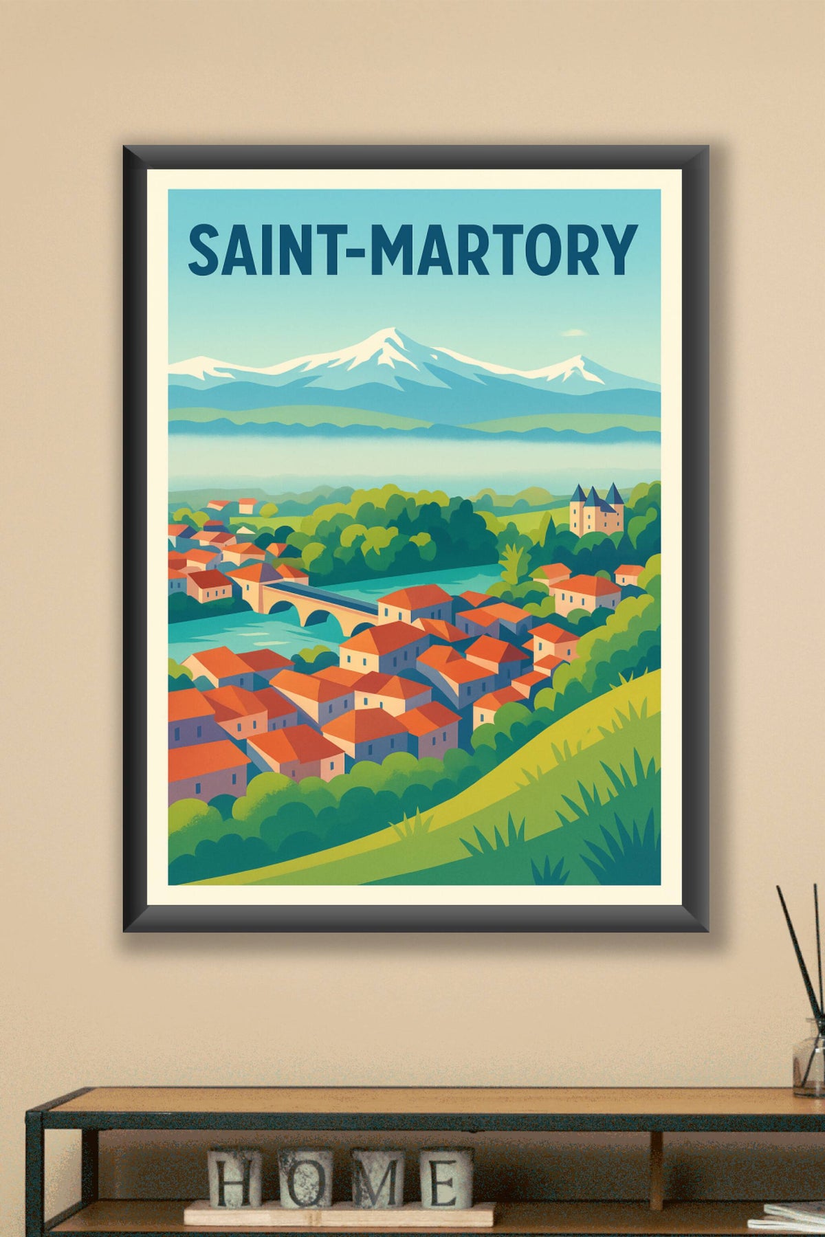 Affiche de Saint-Martory - Charme pyrénéen et nature préservée