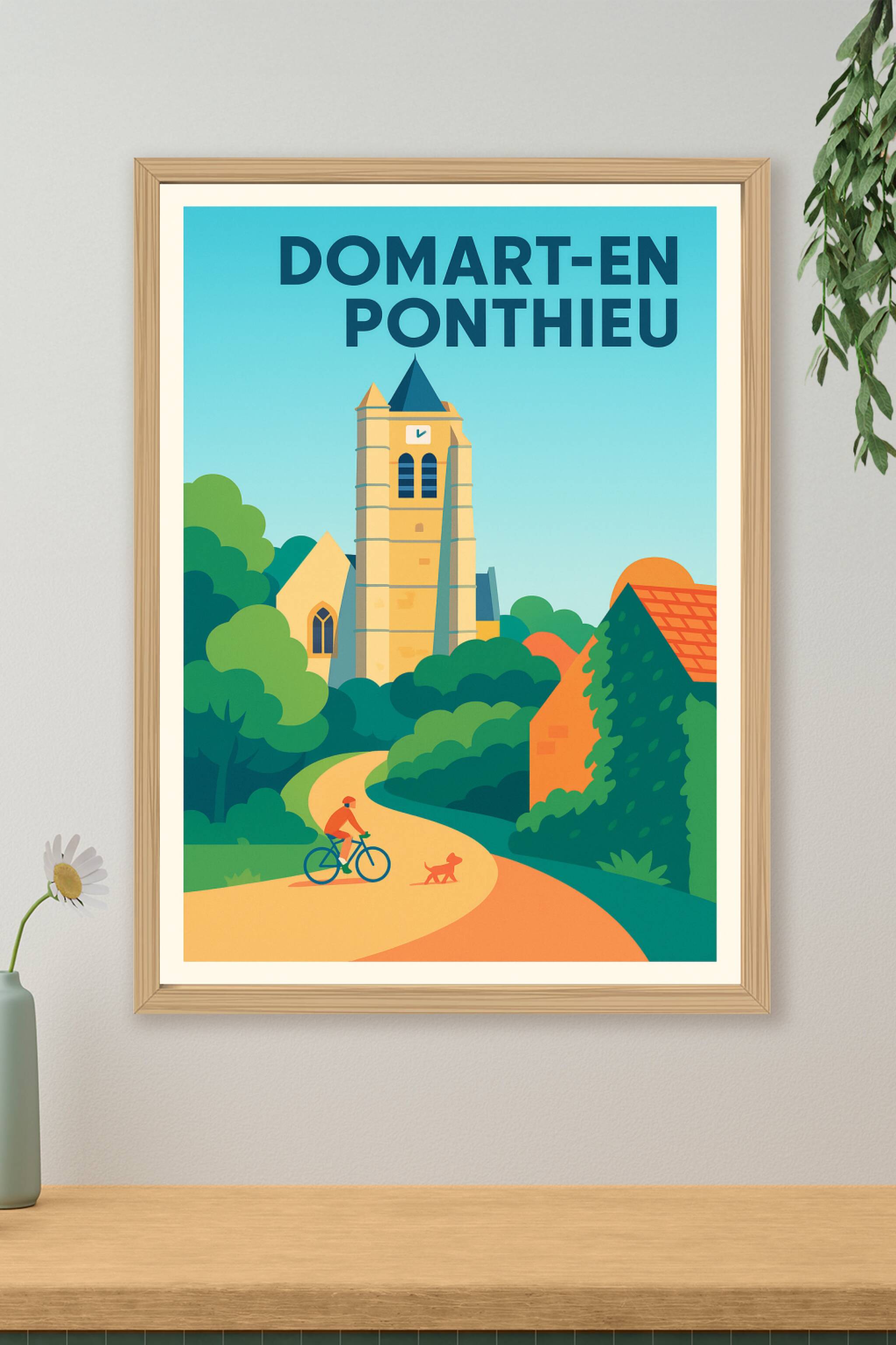 Affiche de Domart-en-Ponthieu - Charme et sérénité au cœur de la nature