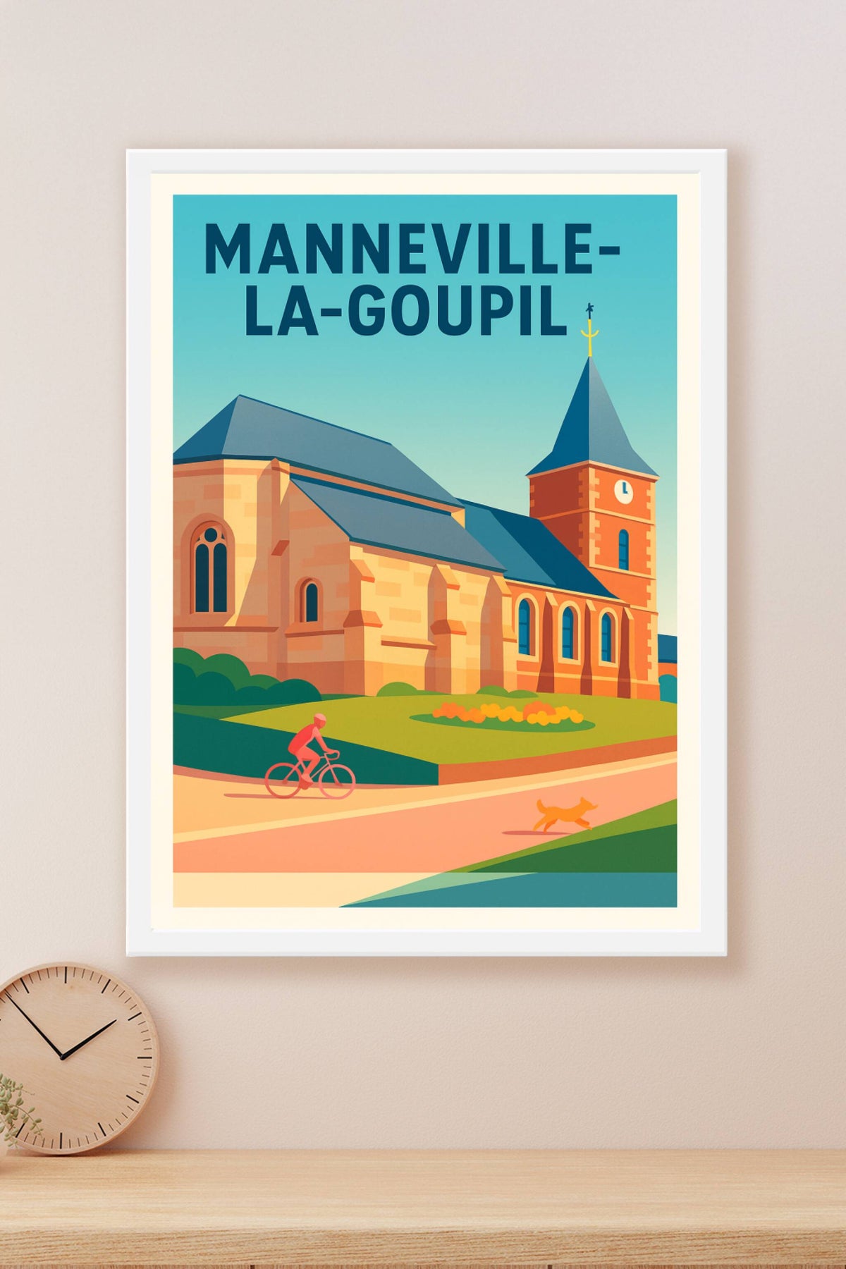 Affiche de Manneville-la-Goupil - Charme et sérénité normande en affiche