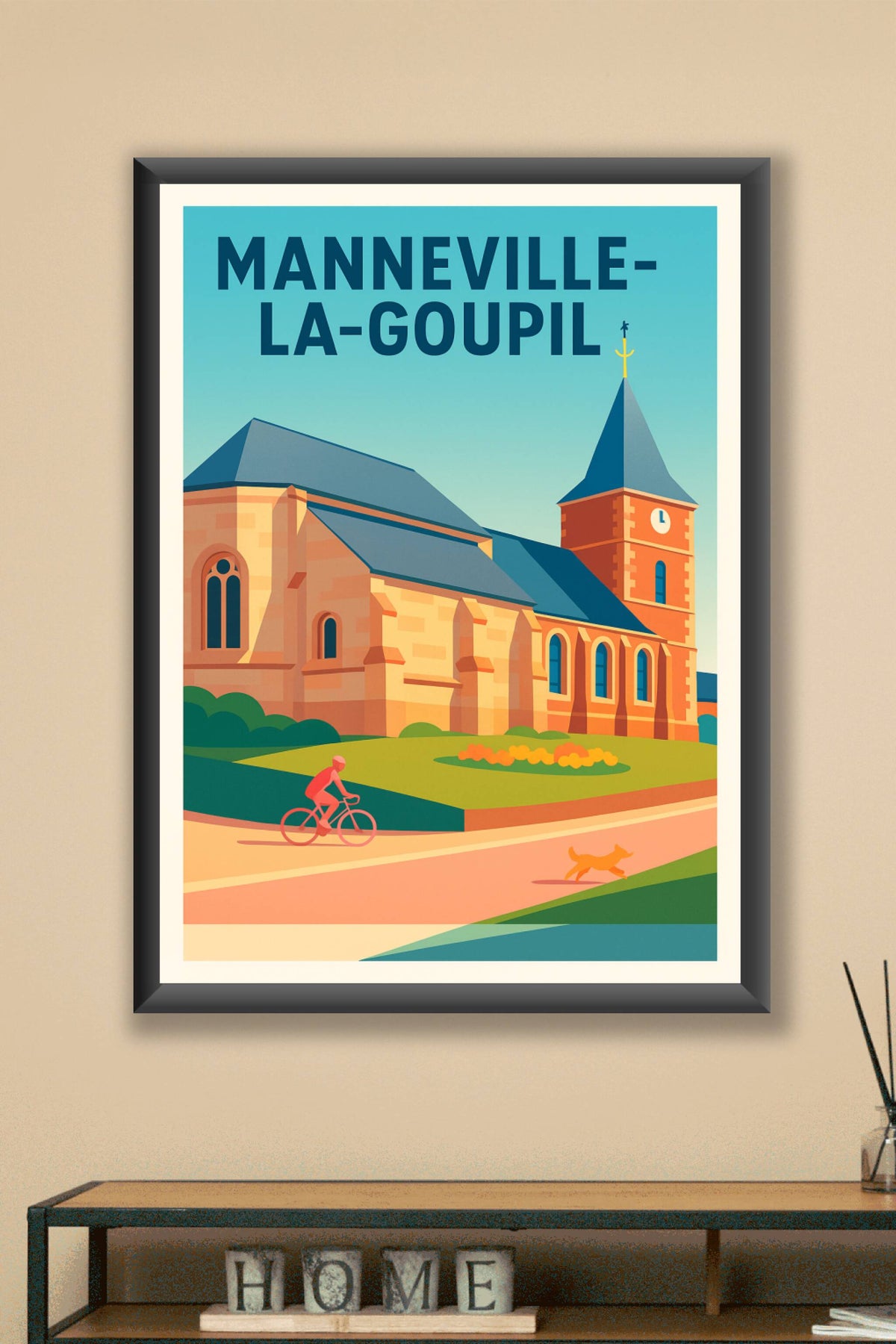 Affiche de Manneville-la-Goupil - Charme et sérénité normande en affiche