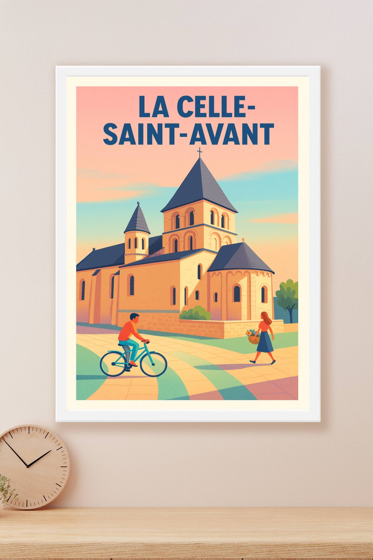 Affiche de La Celle-Saint-Avant - Charme pittoresque et douceur de vivre