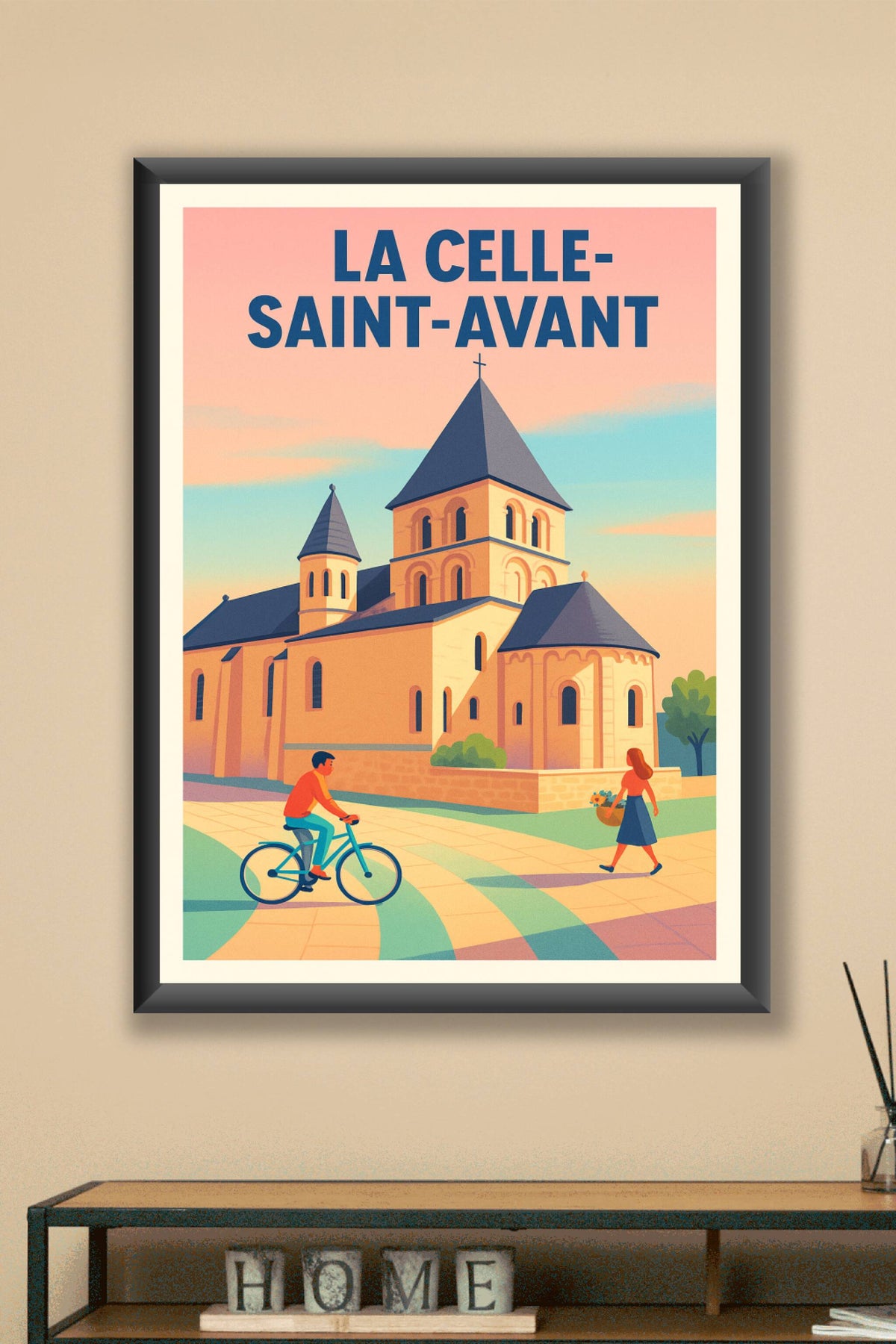 Affiche de La Celle-Saint-Avant - Charme pittoresque et douceur de vivre