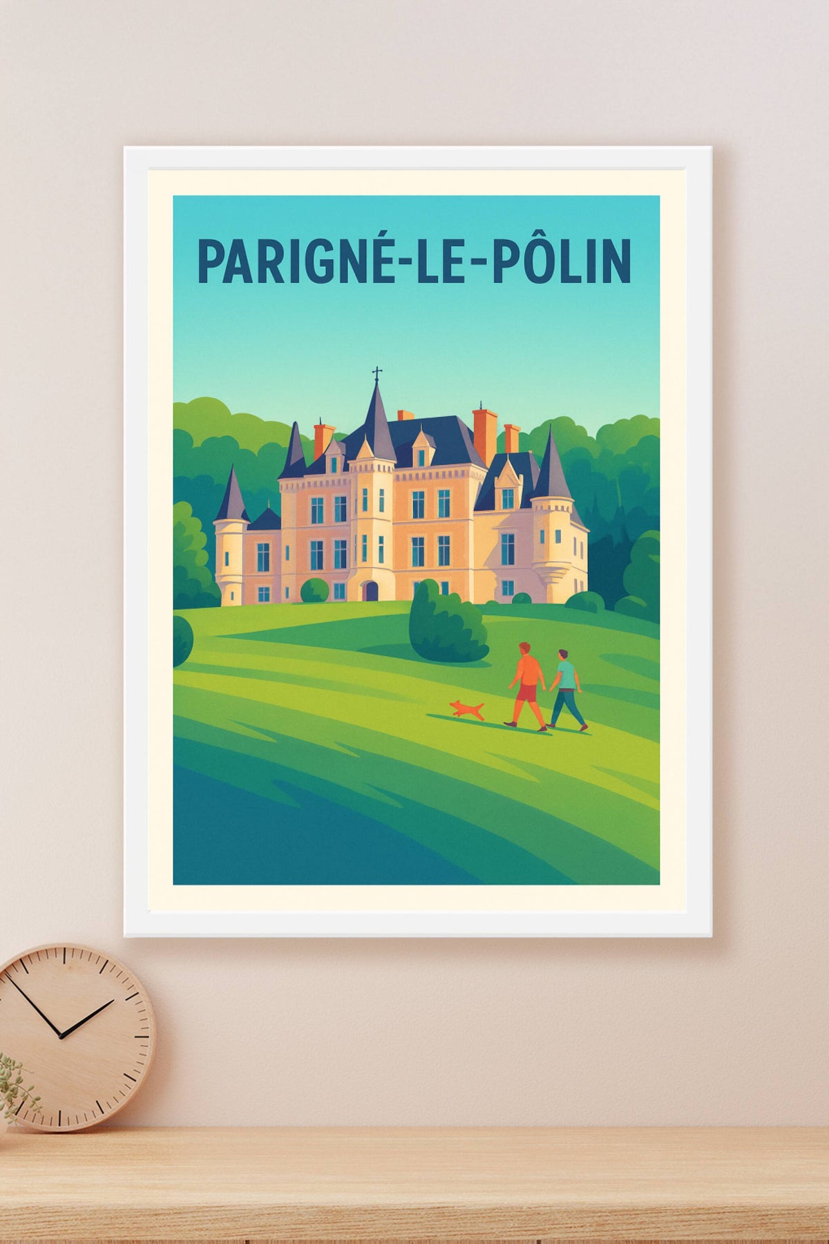 Affiche de Parigné-le-Pôlin - Charme et élégance du château historique