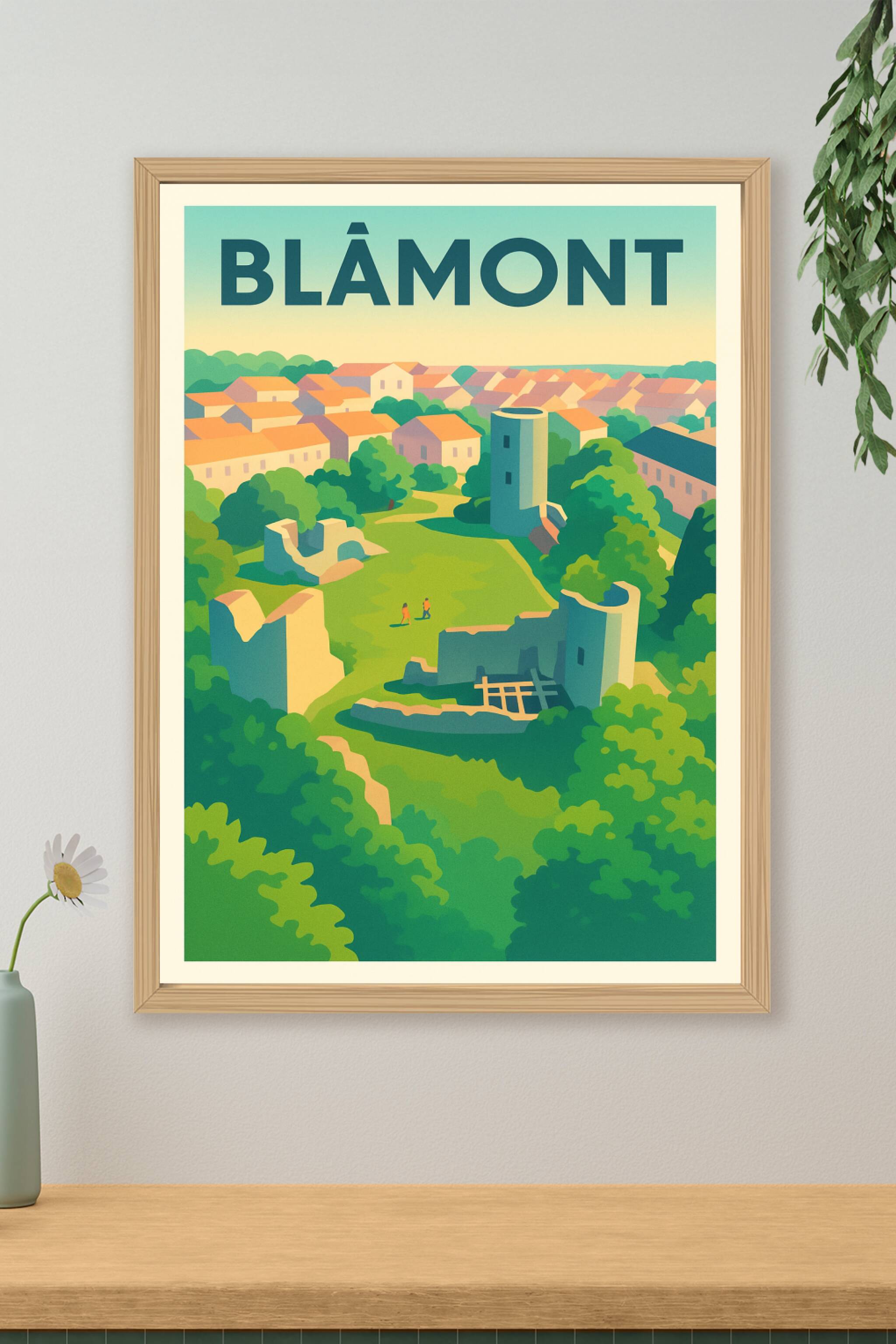 Affiche de Blâmont - L'harmonie entre histoire et nature