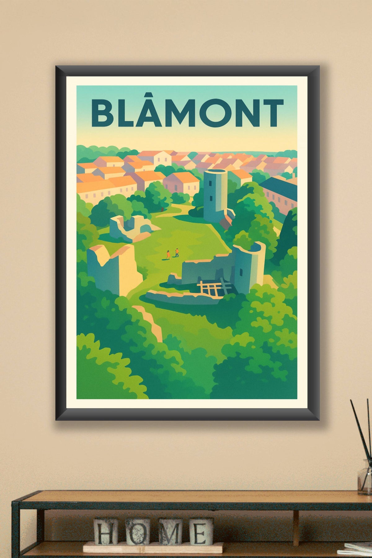 Affiche de Blâmont - L'harmonie entre histoire et nature