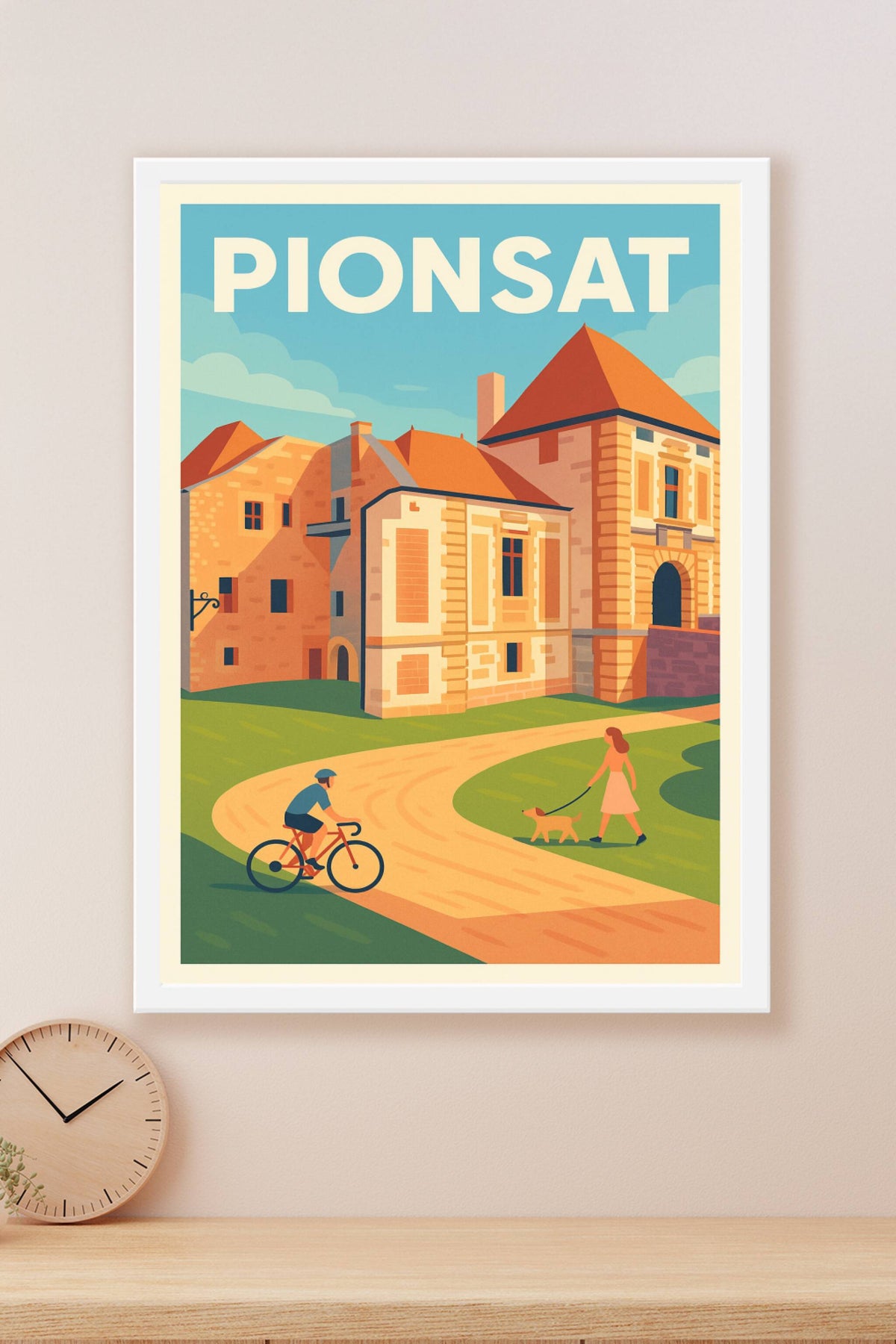 Affiche de Pionsat - Charme et sérénité au cœur de l'Auvergne