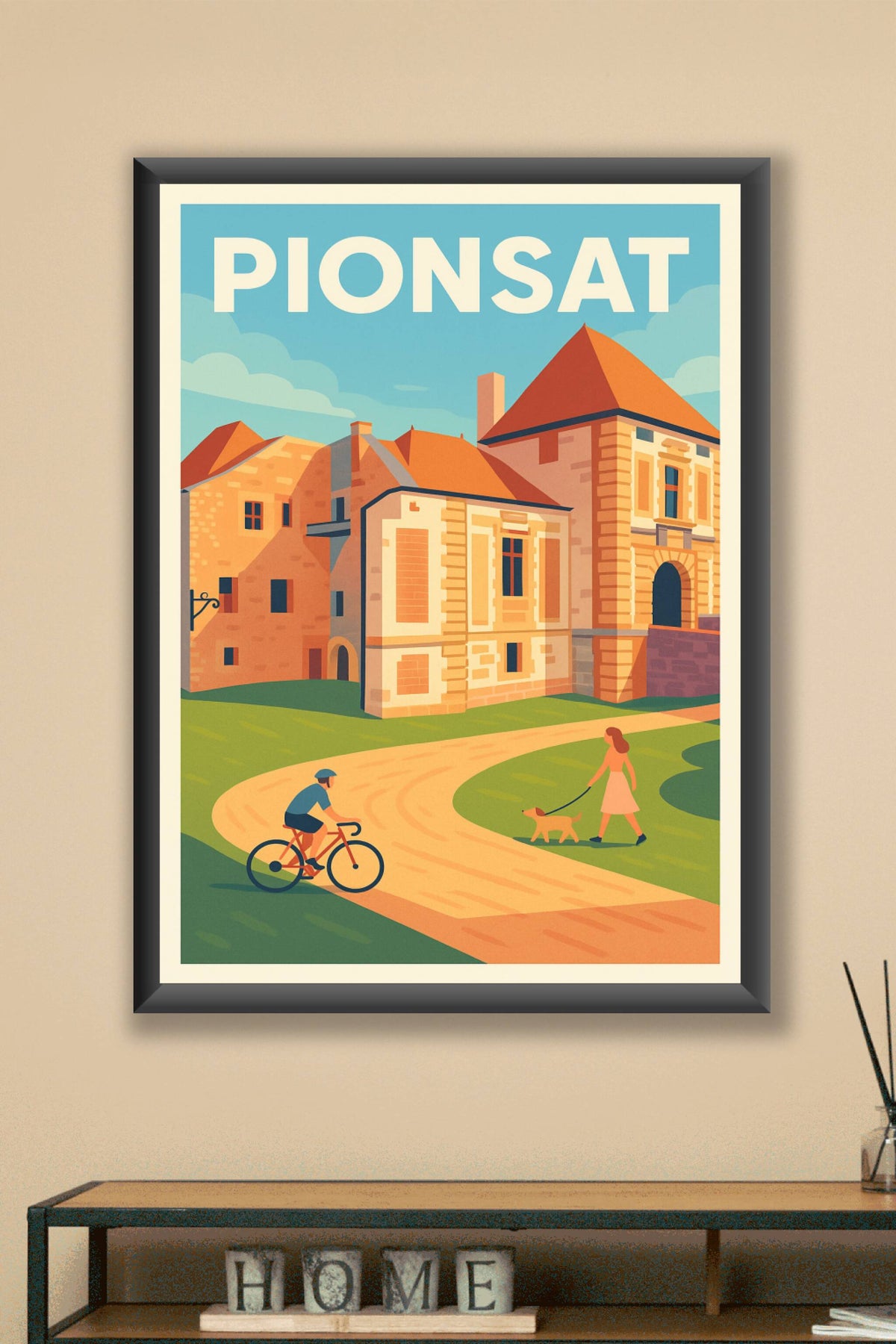 Affiche de Pionsat - Charme et sérénité au cœur de l'Auvergne
