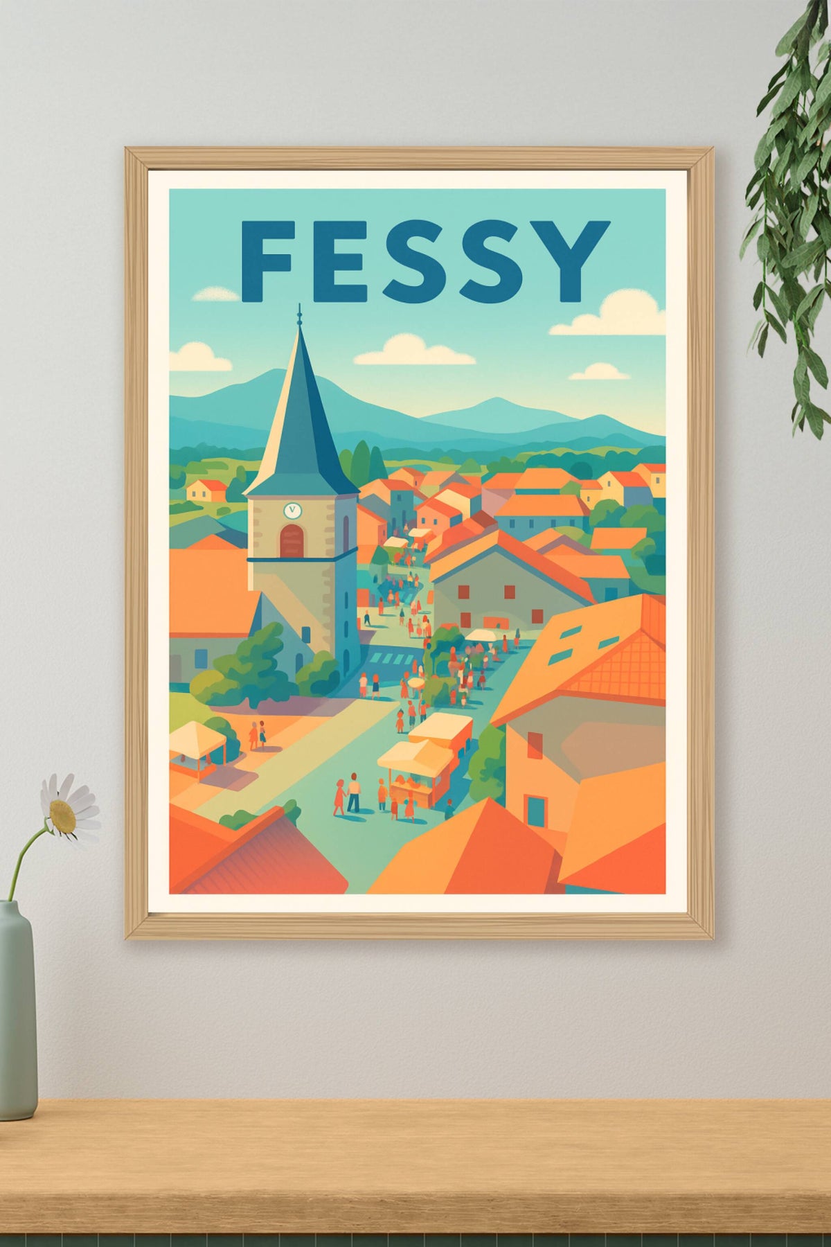 Affiche de Fessy - Charme et douceur d'un village animé