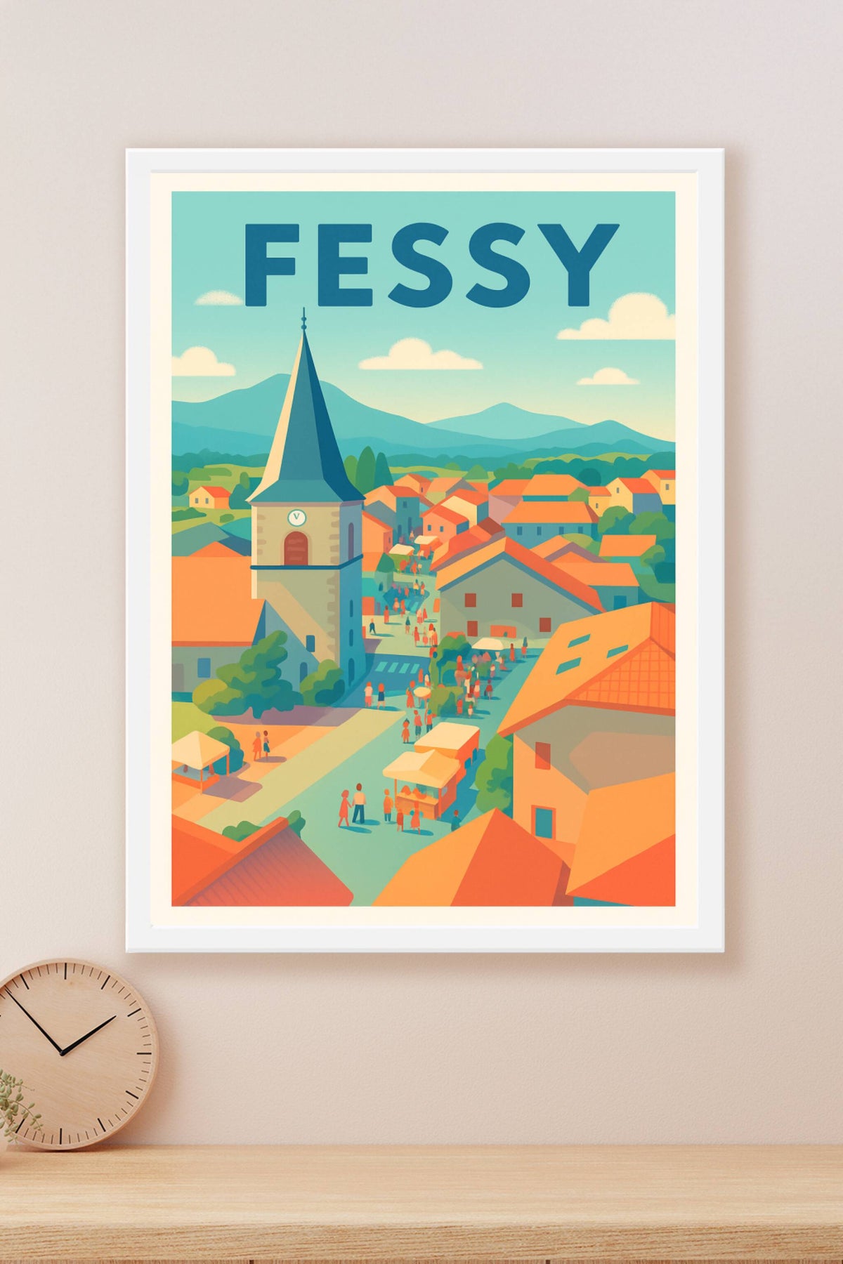 Affiche de Fessy - Charme et douceur d'un village animé